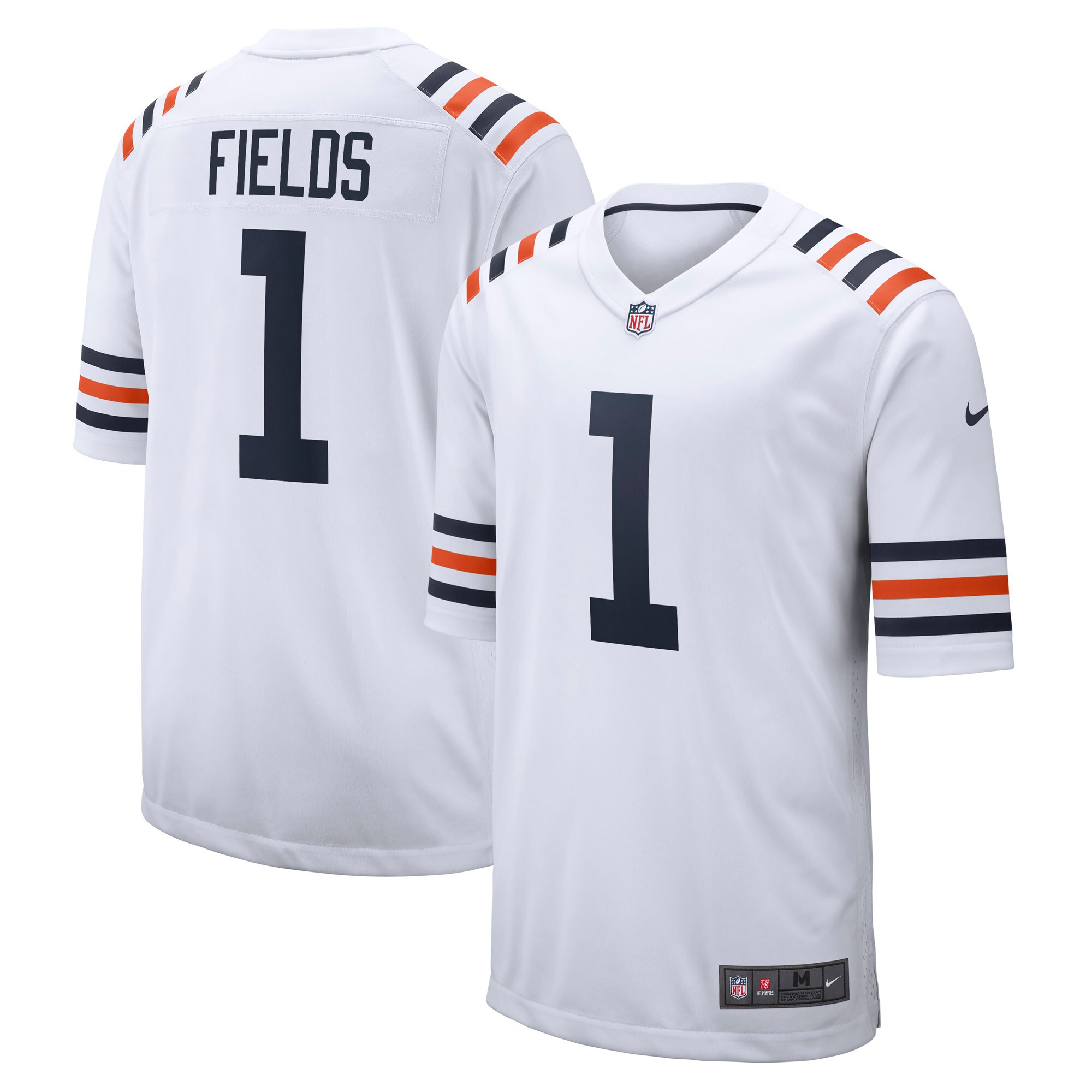 mens nike justin fields white chicago bears alternate classic game jersey Collection | Bears Jerseys NFL Fan Gear