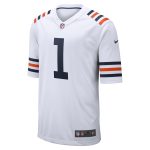 mens nike justin fields white chicago bears alternate classic game jersey Collection | Bears Jerseys NFL Fan Gear