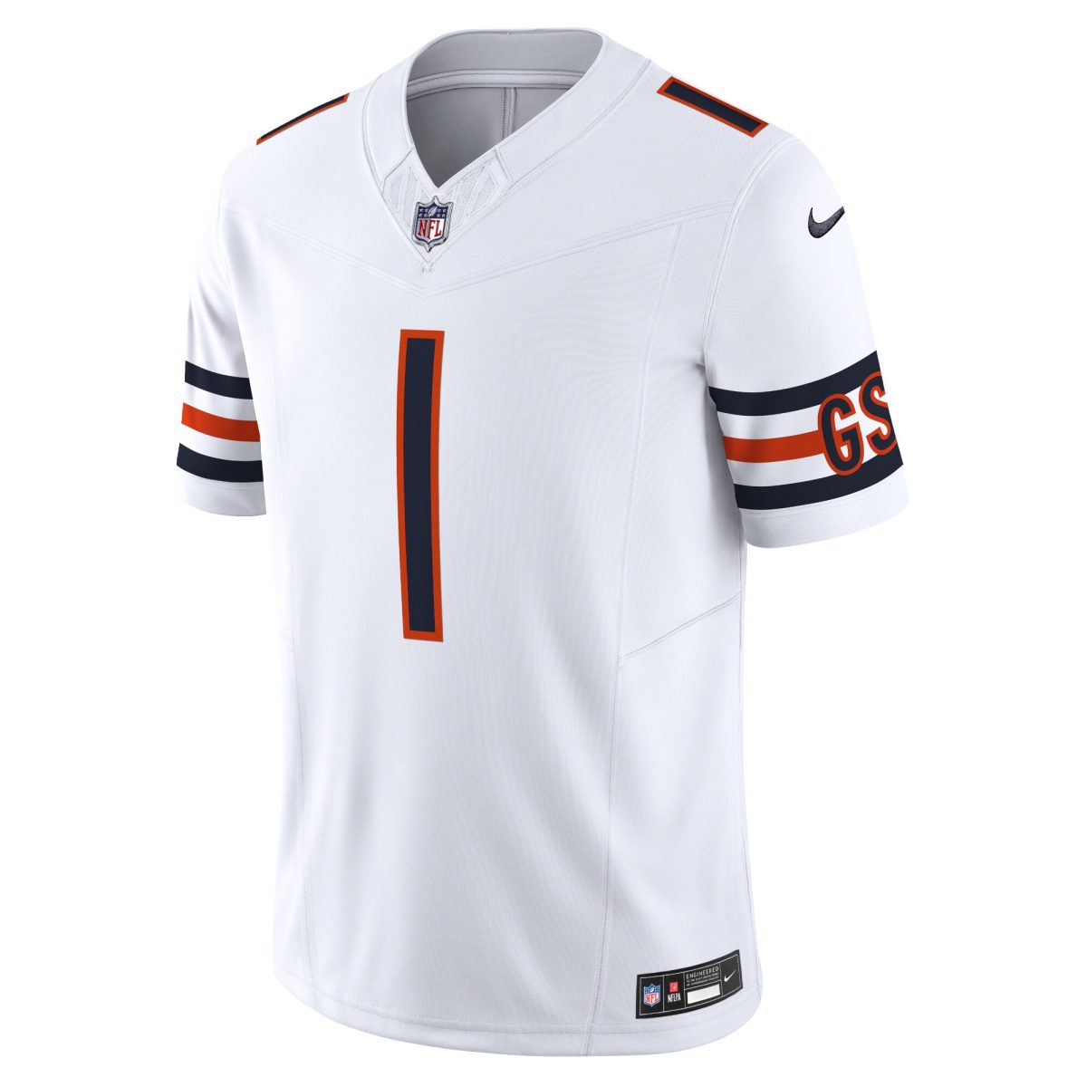 mens nike justin fields white chicago bears vapor f.u.s.e. limited jersey Collection | Bears Jerseys NFL Fan Gear