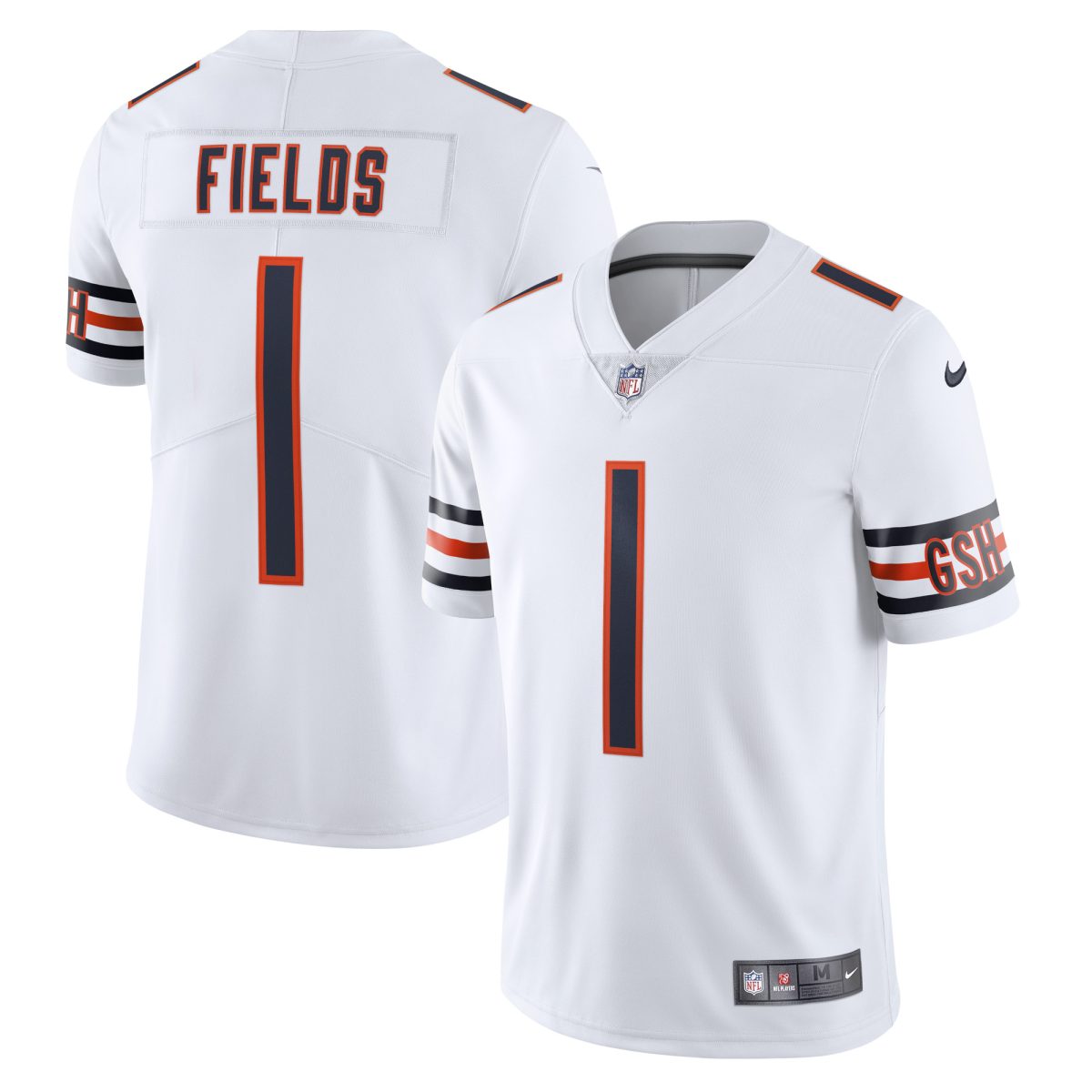 mens nike justin fields white chicago bears vapor limited jersey Collection | Bears Jerseys NFL Fan Gear