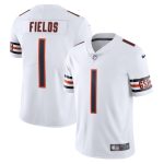 mens nike justin fields white chicago bears vapor limited jersey Collection | Bears Jerseys NFL Fan Gear