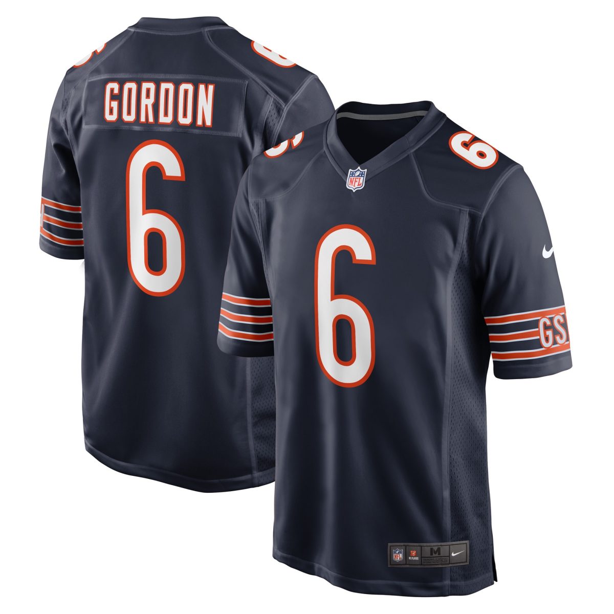 mens nike kyler gordon navy chicago bears game player jersey Collection | Bears Jerseys NFL Fan Gear