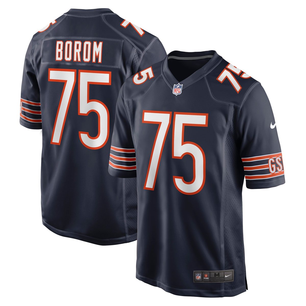 mens nike larry borom navy chicago bears game jersey Collection | Bears Jerseys NFL Fan Gear