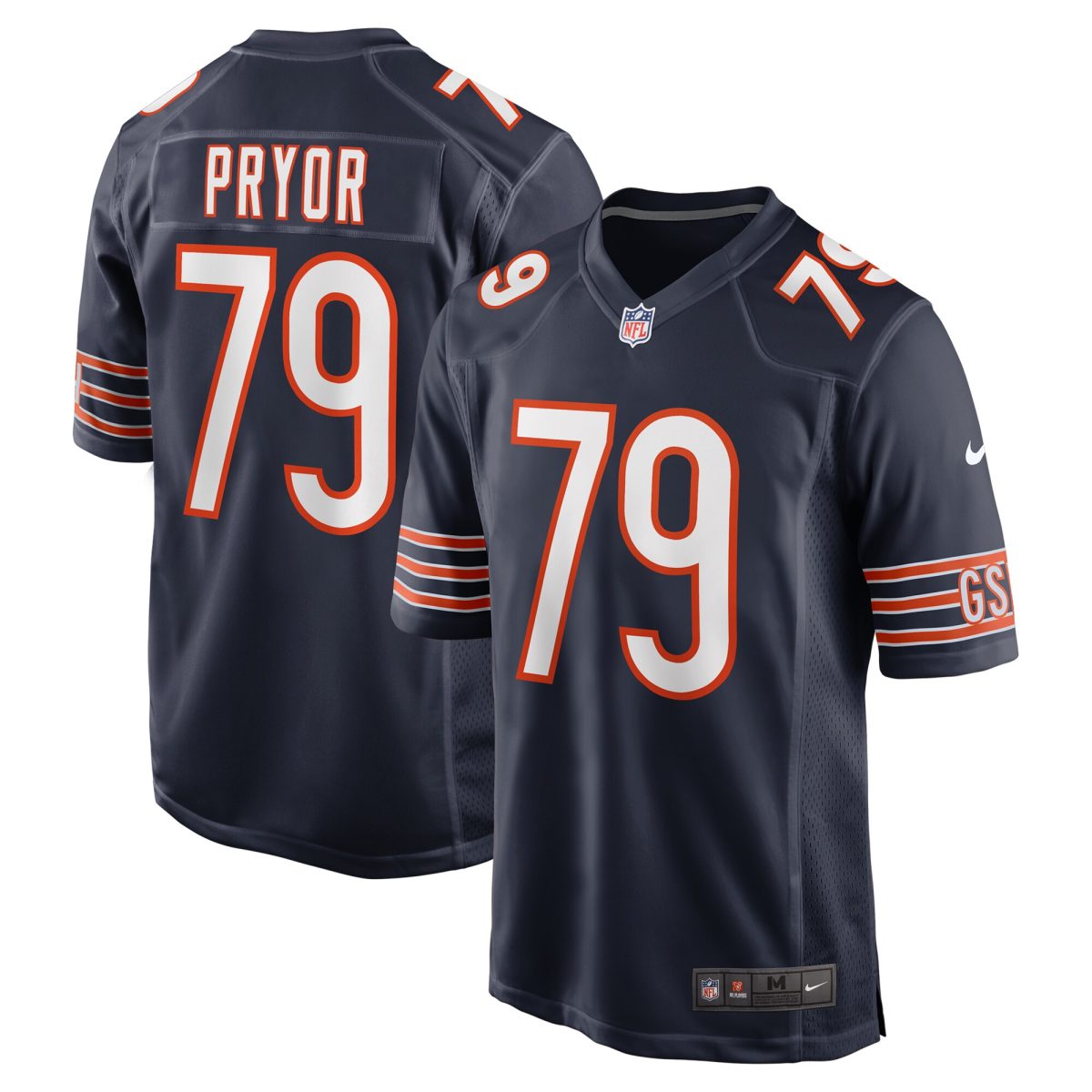 mens nike matt pryor navy chicago bears game jersey Collection | Bears Jerseys NFL Fan Gear