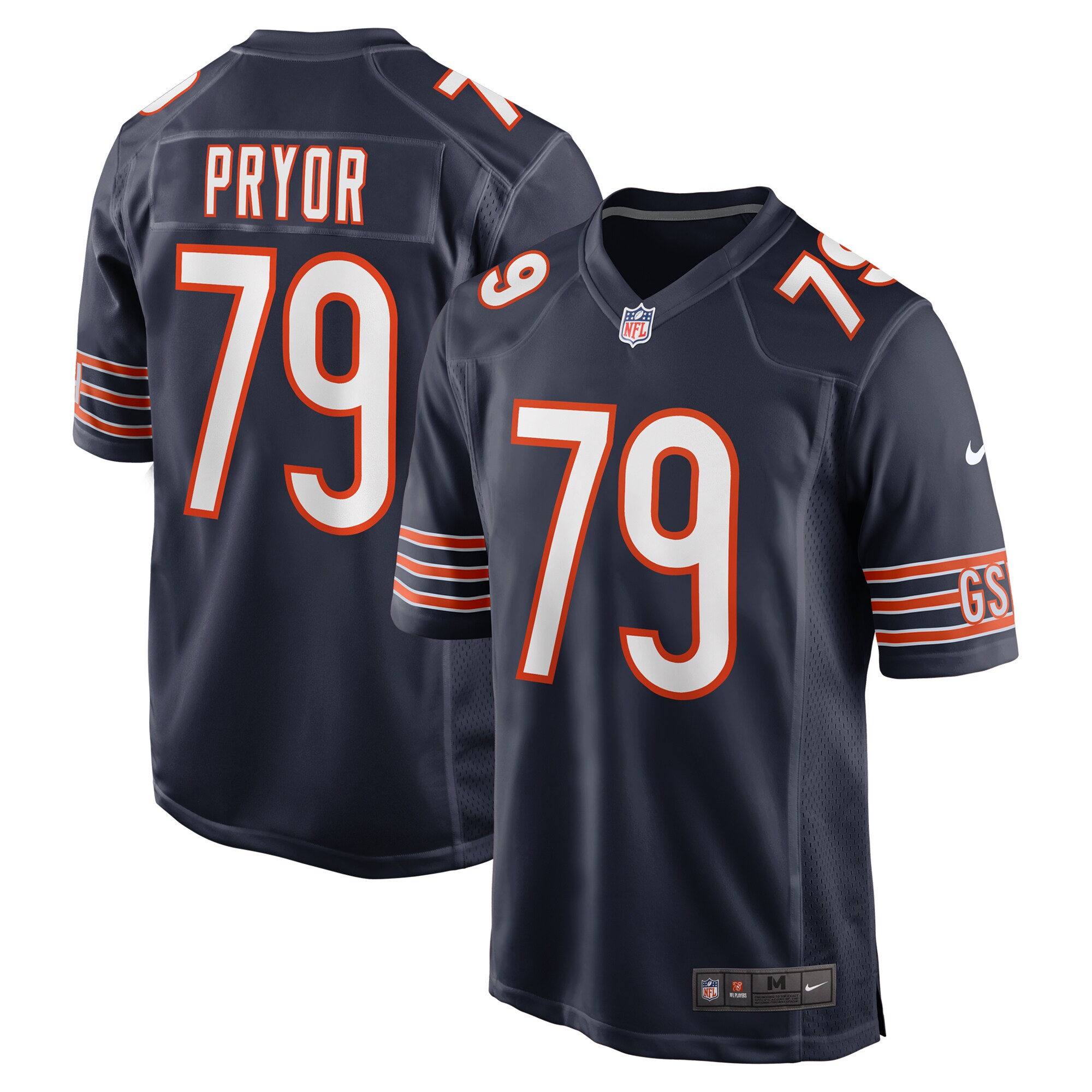 mens nike matt pryor navy chicago bears game jersey Collection | Bears Jerseys NFL Fan Gear