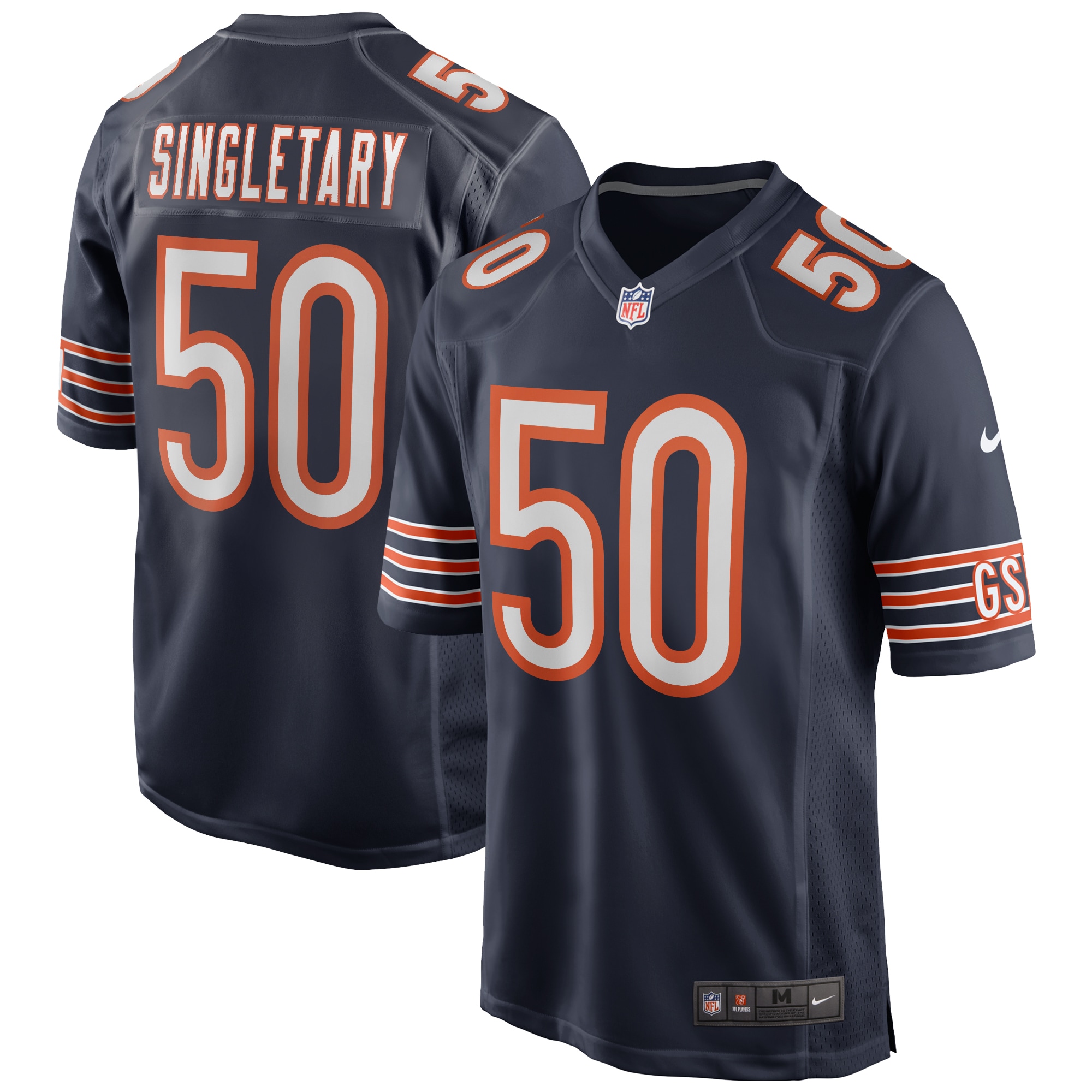 mens nike mike singletary navy chicago bears game retired player jersey Collection | Bears Jerseys NFL Fan Gear