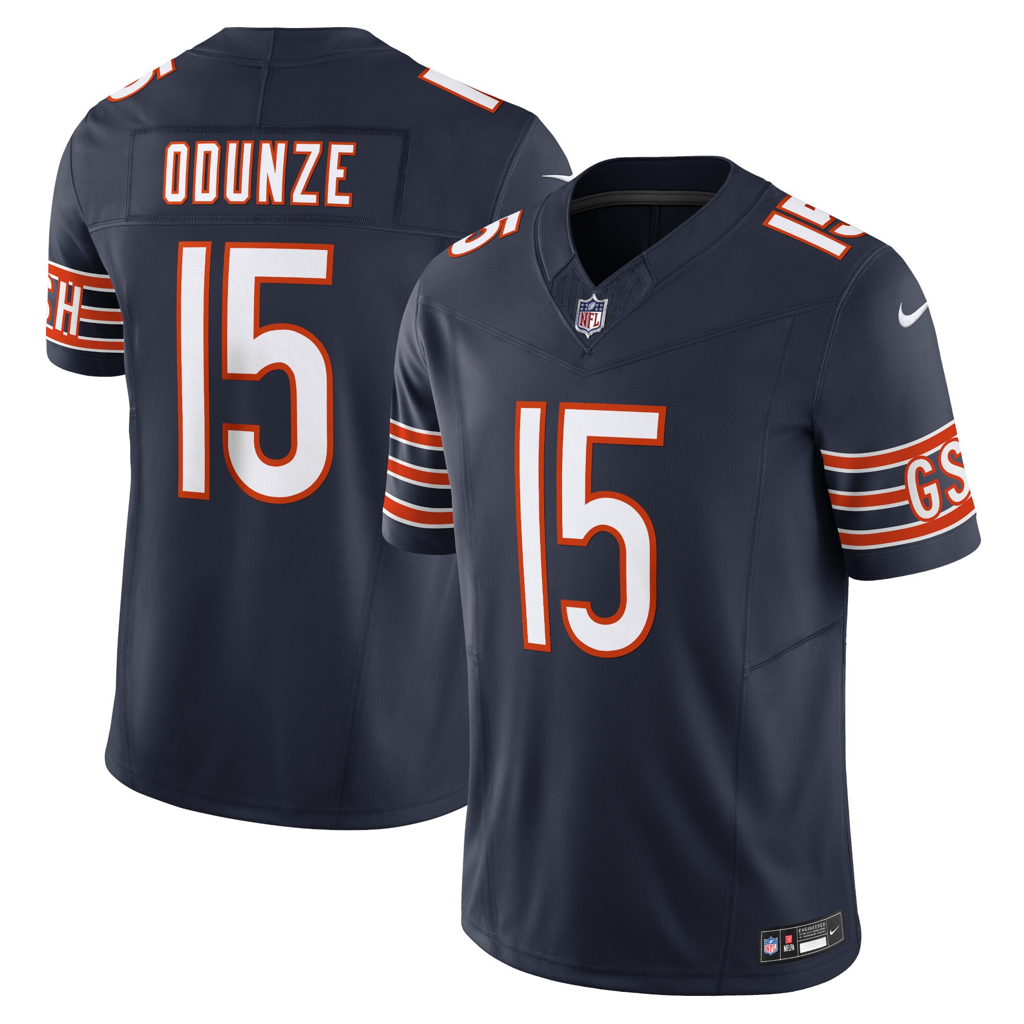 mens nike rome odunze navy chicago bears vapor f.u.s.e. limited jersey Collection | Bears Jerseys NFL Fan Gear