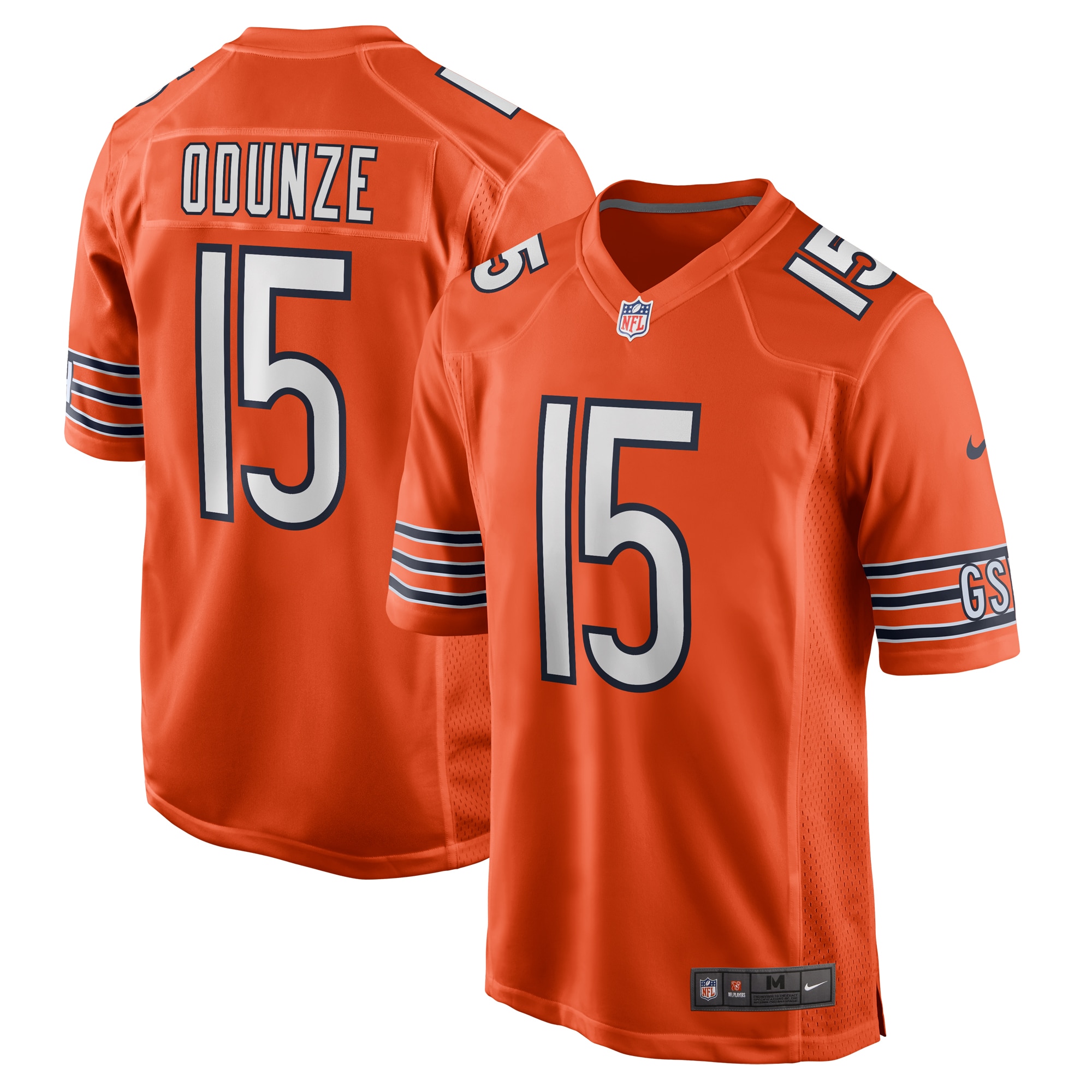 mens nike rome odunze orange chicago bears alternate game jersey Collection | Bears Jerseys NFL Fan Gear