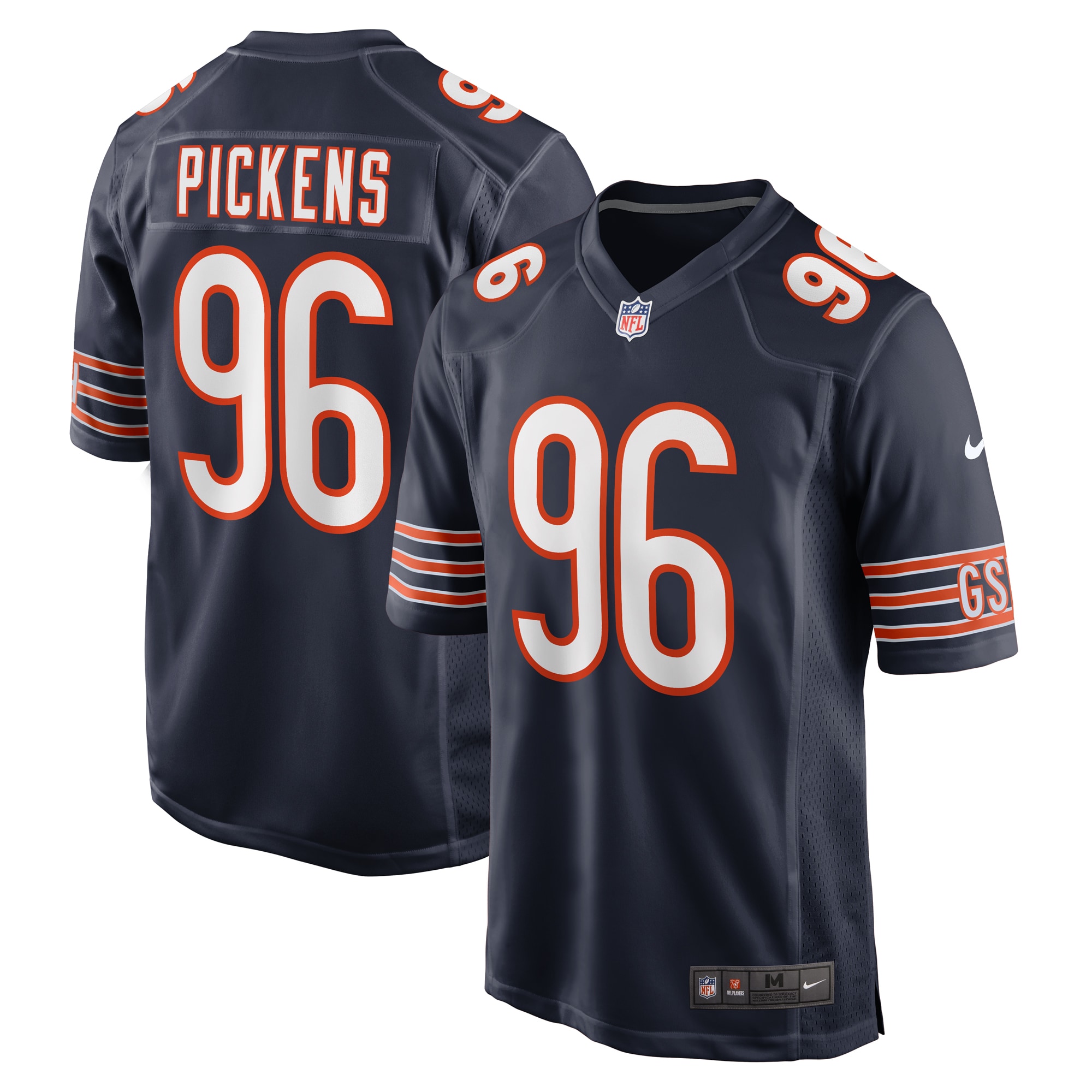 mens nike zacch pickens navy chicago bears team game jersey Collection | Bears Jerseys NFL Fan Gear