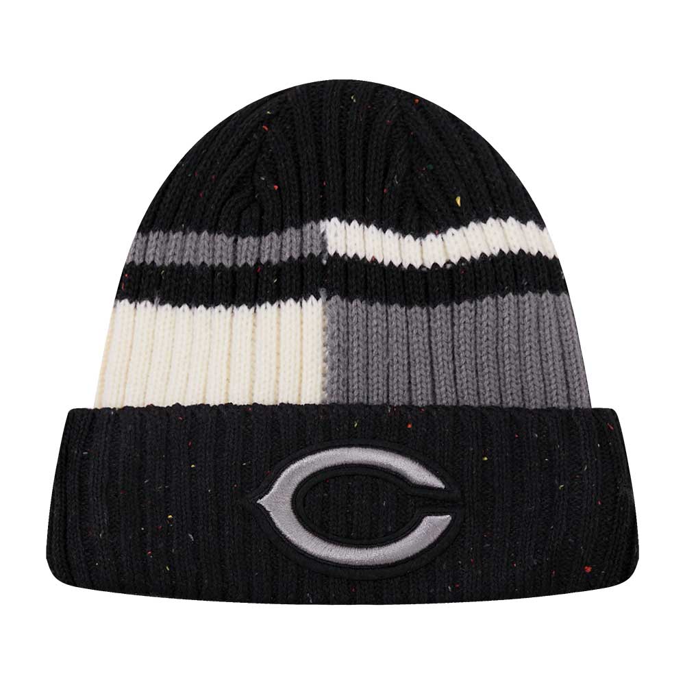 mens pro standard blackwhite chicago bears speckled cuffed knit hat Collection | Bears Jerseys NFL Fan Gear