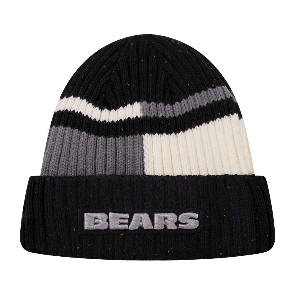 mens pro standard blackwhite chicago bears speckled cuffed knit hat Collection | Bears Jerseys NFL Fan Gear