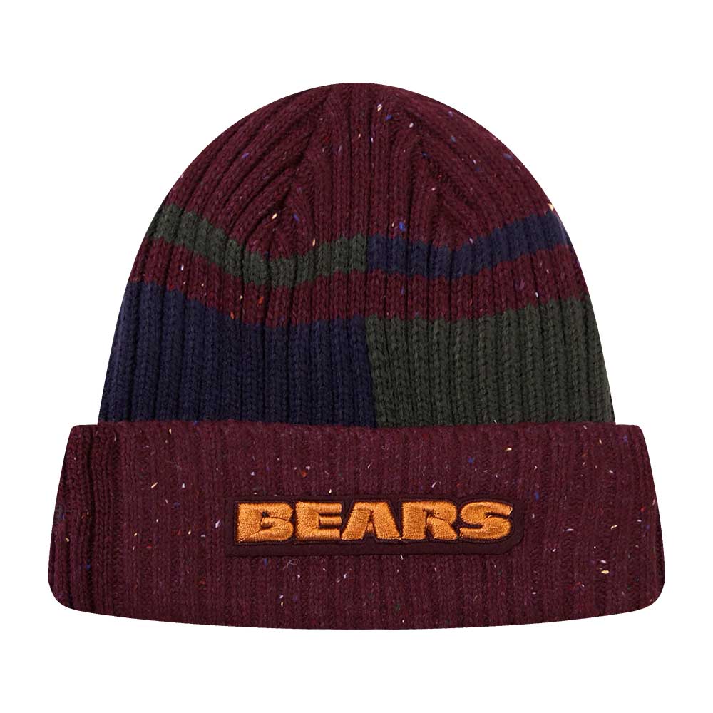 mens pro standard burgundy chicago bears speckled cuffed knit hat Collection | Bears Jerseys NFL Fan Gear