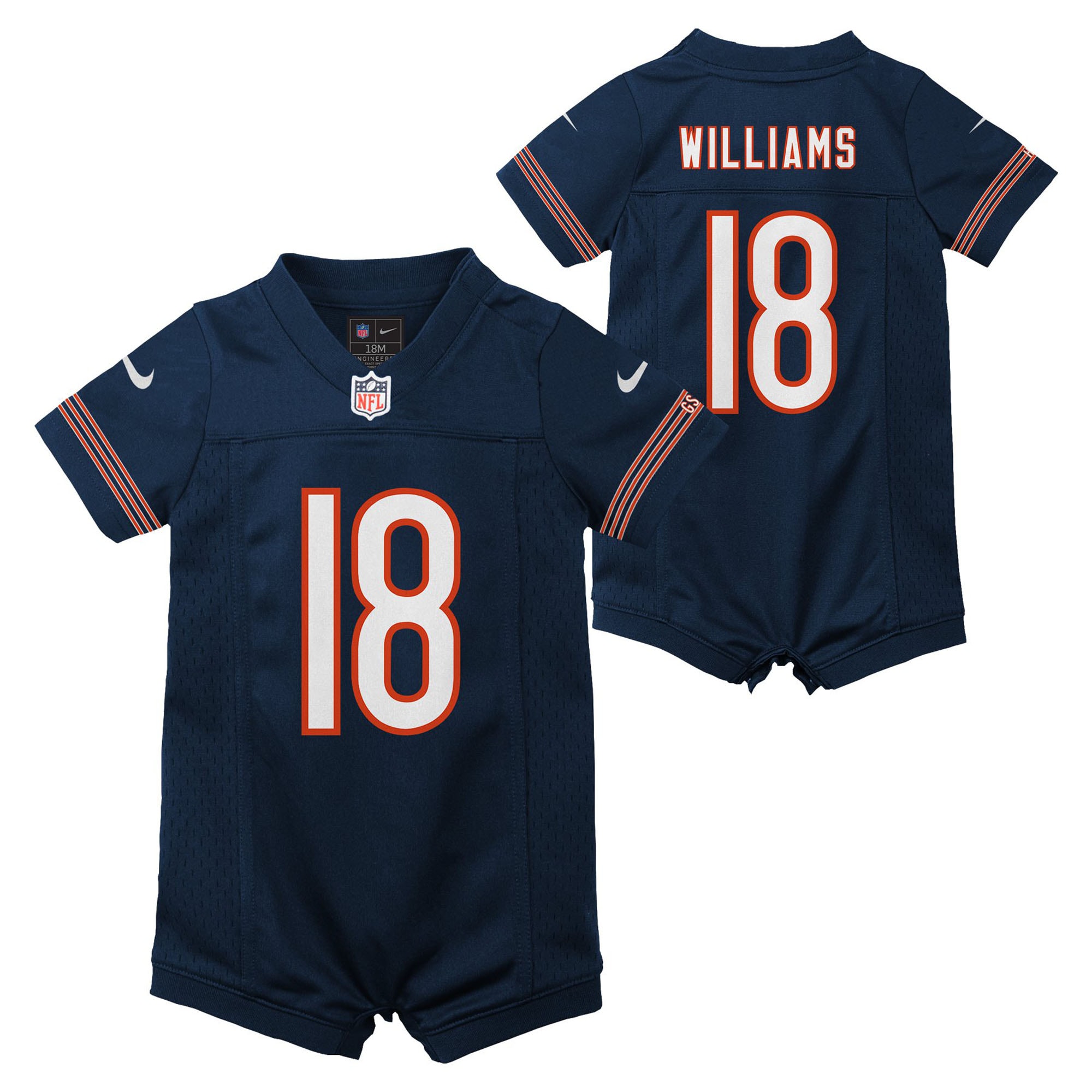 newborn amp infant nike caleb williams navy chicago bears game romper jersey Collection | Bears Jerseys NFL Fan Gear