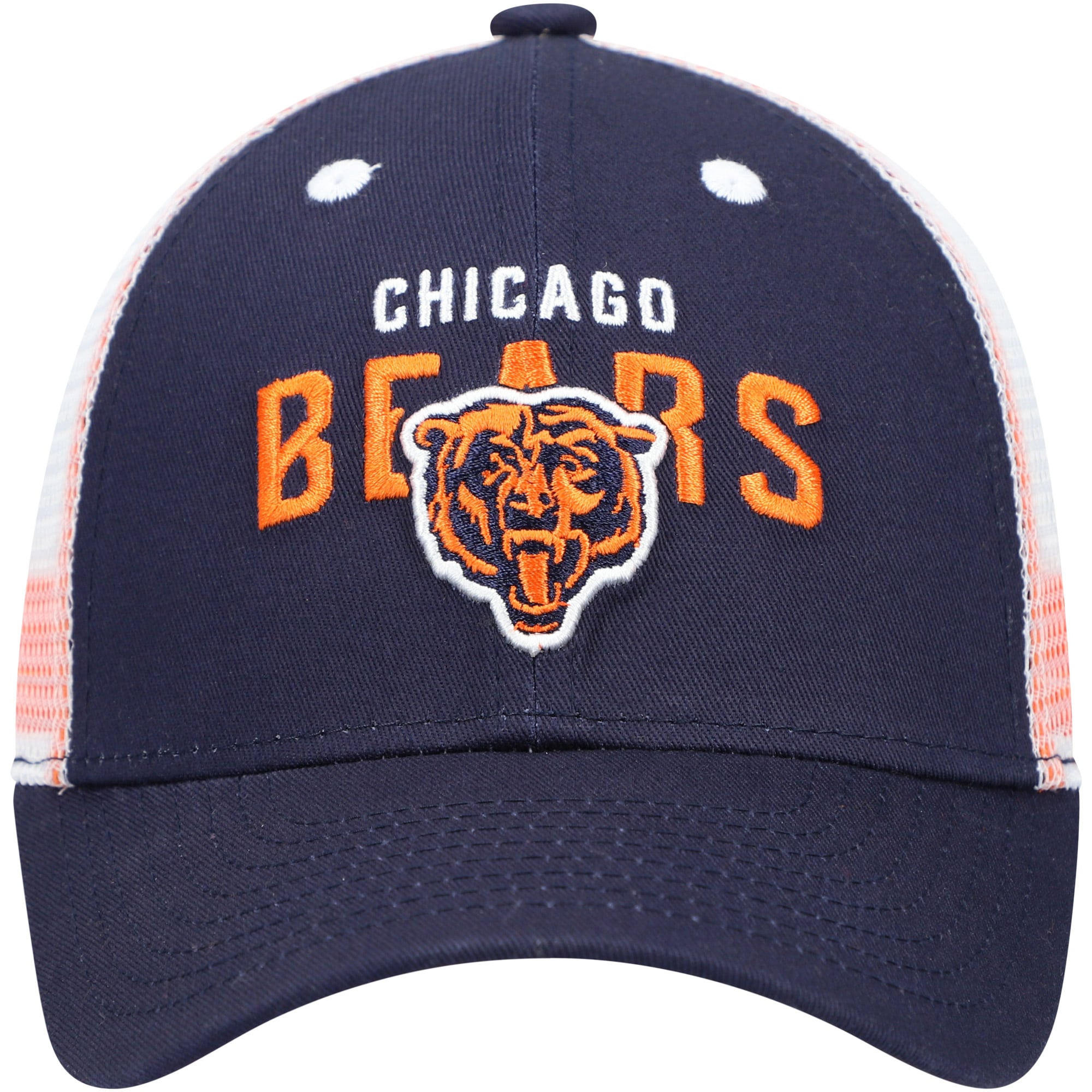 preschool navywhite chicago bears core lockup mesh back snapback hat Collection | Bears Jerseys NFL Fan Gear