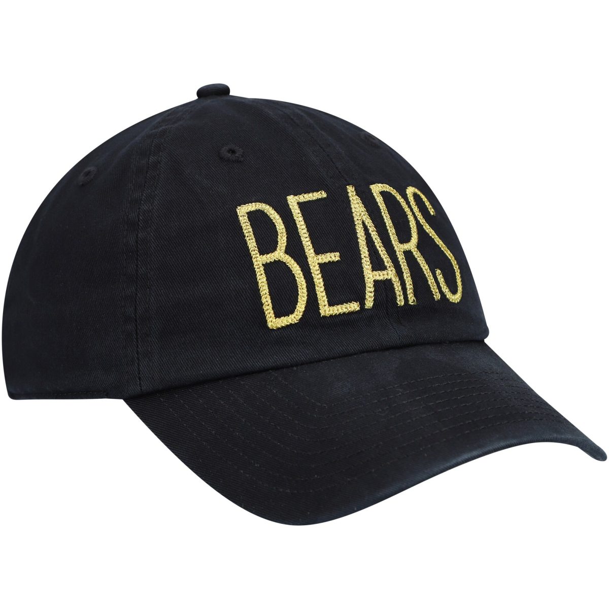 womens 47 black chicago bears shimmer text clean up adjustable hat Collection | Bears Jerseys NFL Fan Gear