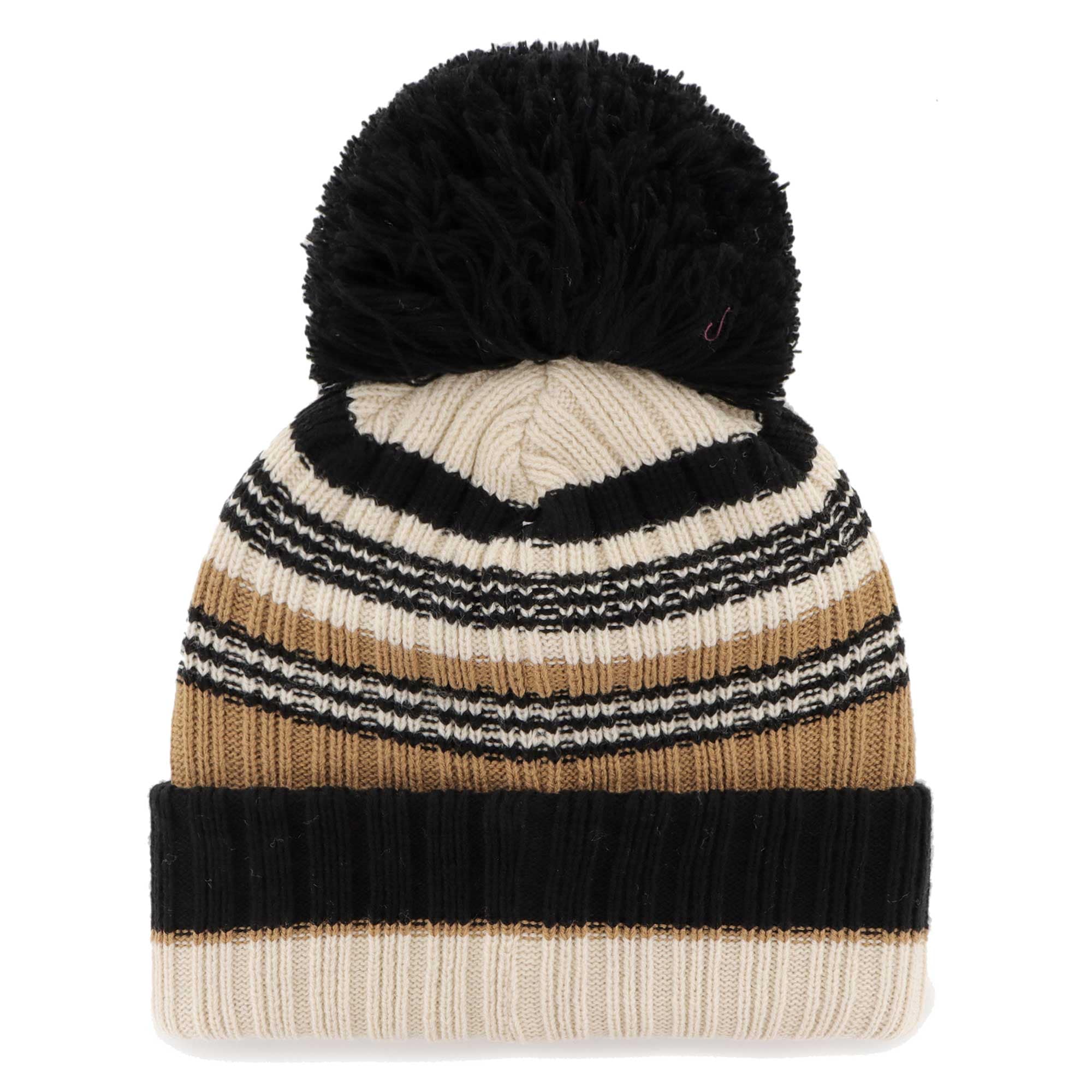 womens 47 natural chicago bears barista cuffed knit hat with pom Collection | Bears Jerseys NFL Fan Gear