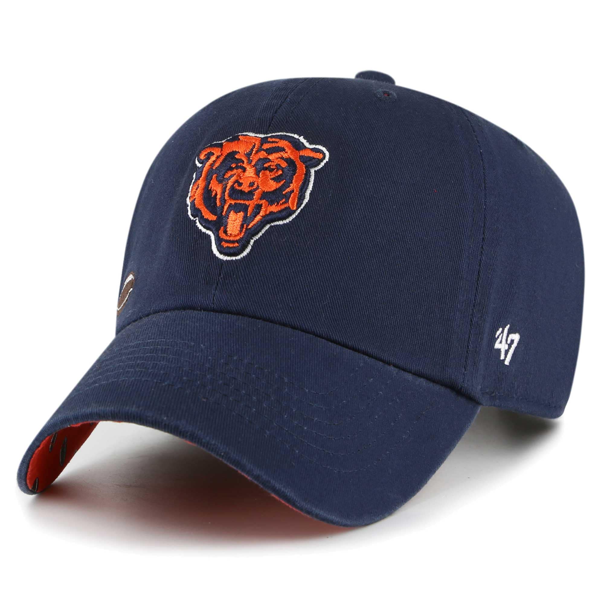 womens 47 navy chicago bears confetti icon clean up adjustable hat Collection | Bears Jerseys NFL Fan Gear