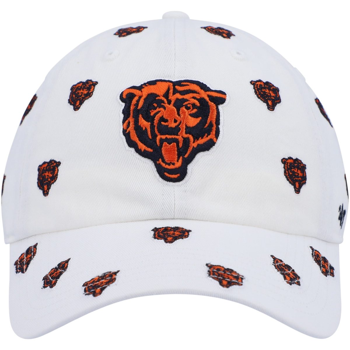 womens 47 white chicago bears confetti clean up logo adjustable hat Collection | Bears Jerseys NFL Fan Gear