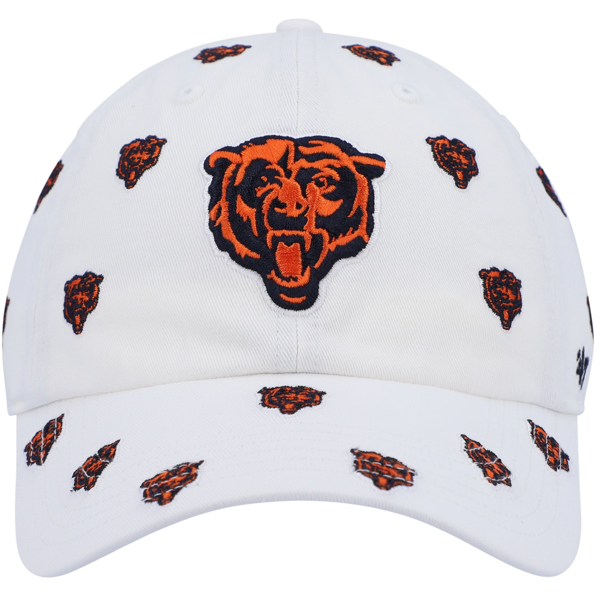 womens 47 white chicago bears confetti clean up logo adjustable hat Collection | Bears Jerseys NFL Fan Gear
