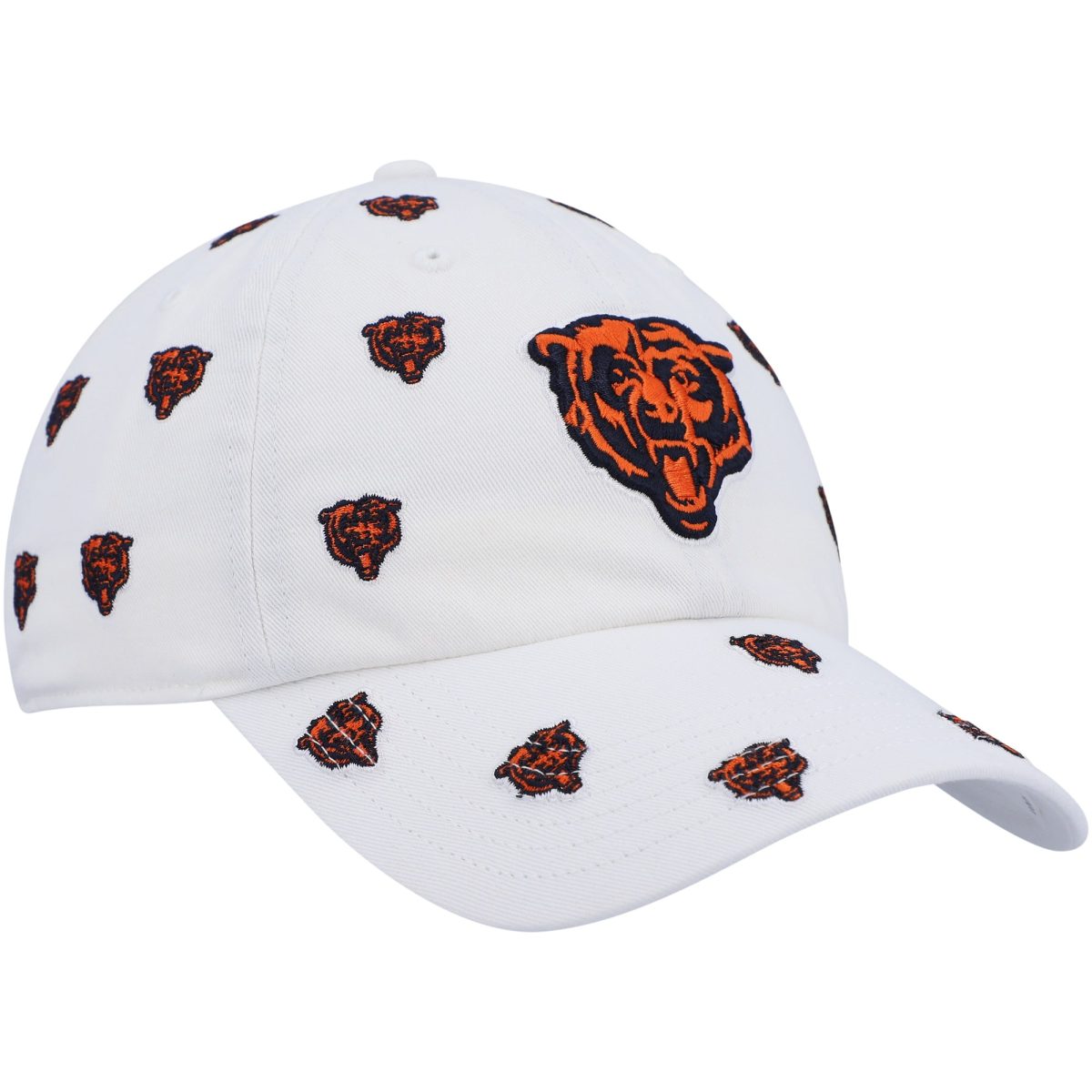 womens 47 white chicago bears confetti clean up logo adjustable hat Collection | Bears Jerseys NFL Fan Gear