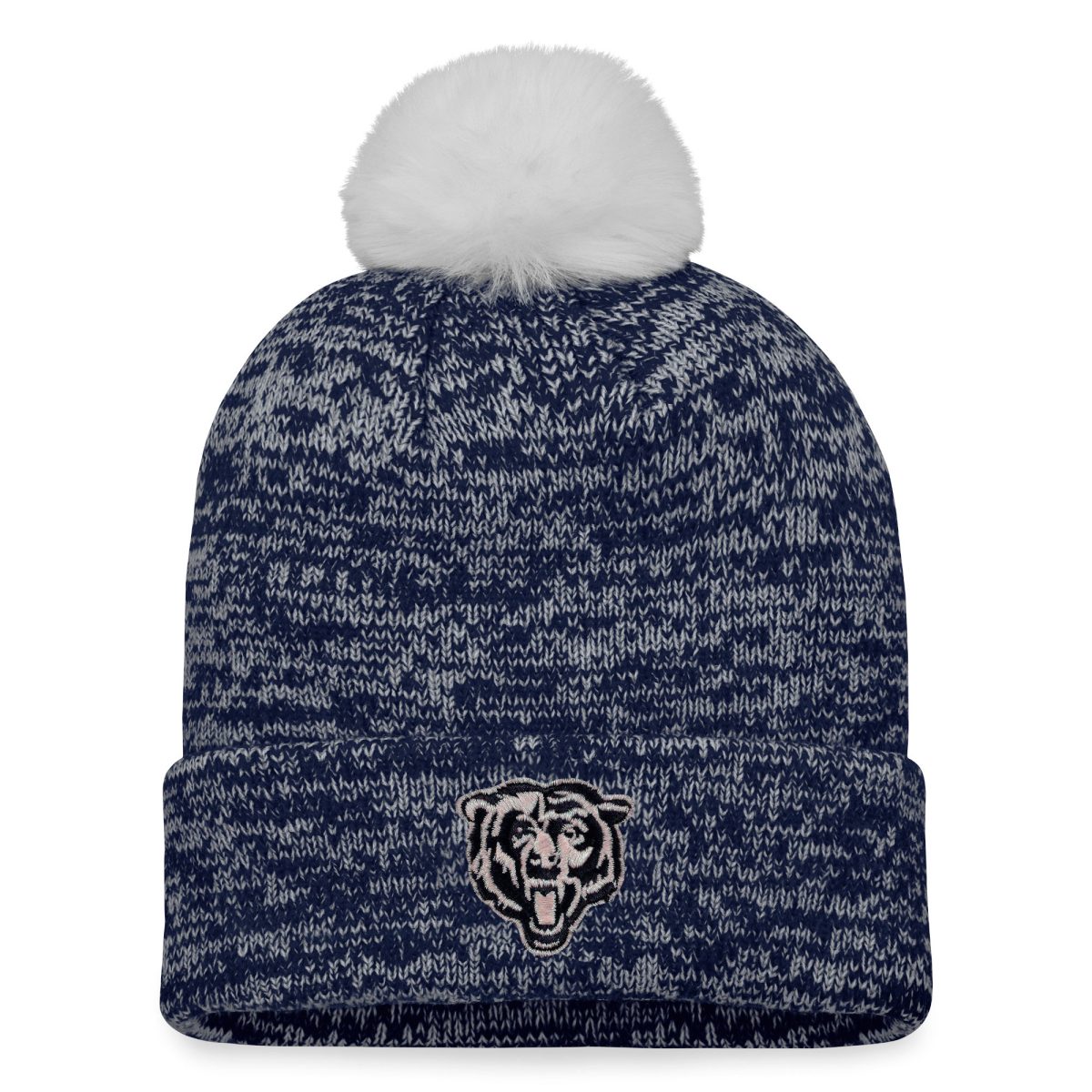 womens fanatics navy chicago bears iconic cuffed knit hat with pom Collection | Bears Jerseys NFL Fan Gear