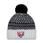 womens new era blackwhite chicago bears 2023 nfl crucial catch cuffed pom knit hat Collection | Bears Jerseys NFL Fan Gear