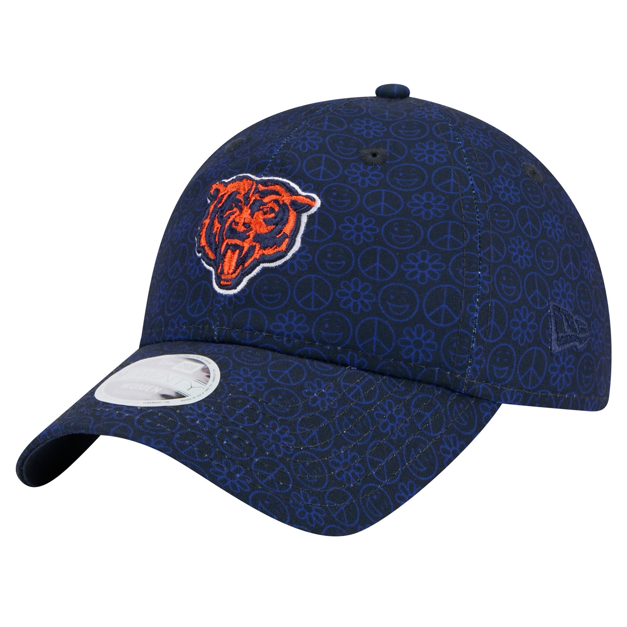 womens new era navy chicago bears smiley 9twenty adjustable hat Collection | Bears Jerseys NFL Fan Gear