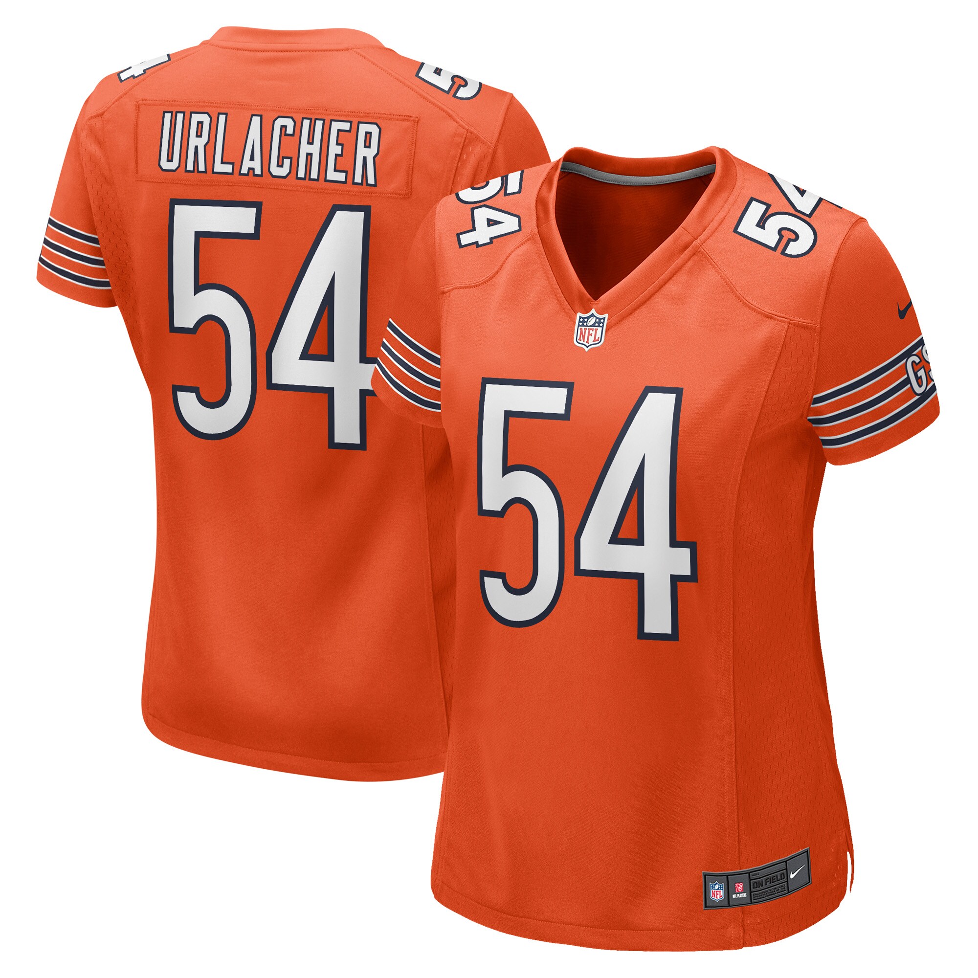 womens nike brian urlacher orange chicago bears retired player jersey Collection | Bears Jerseys NFL Fan Gear