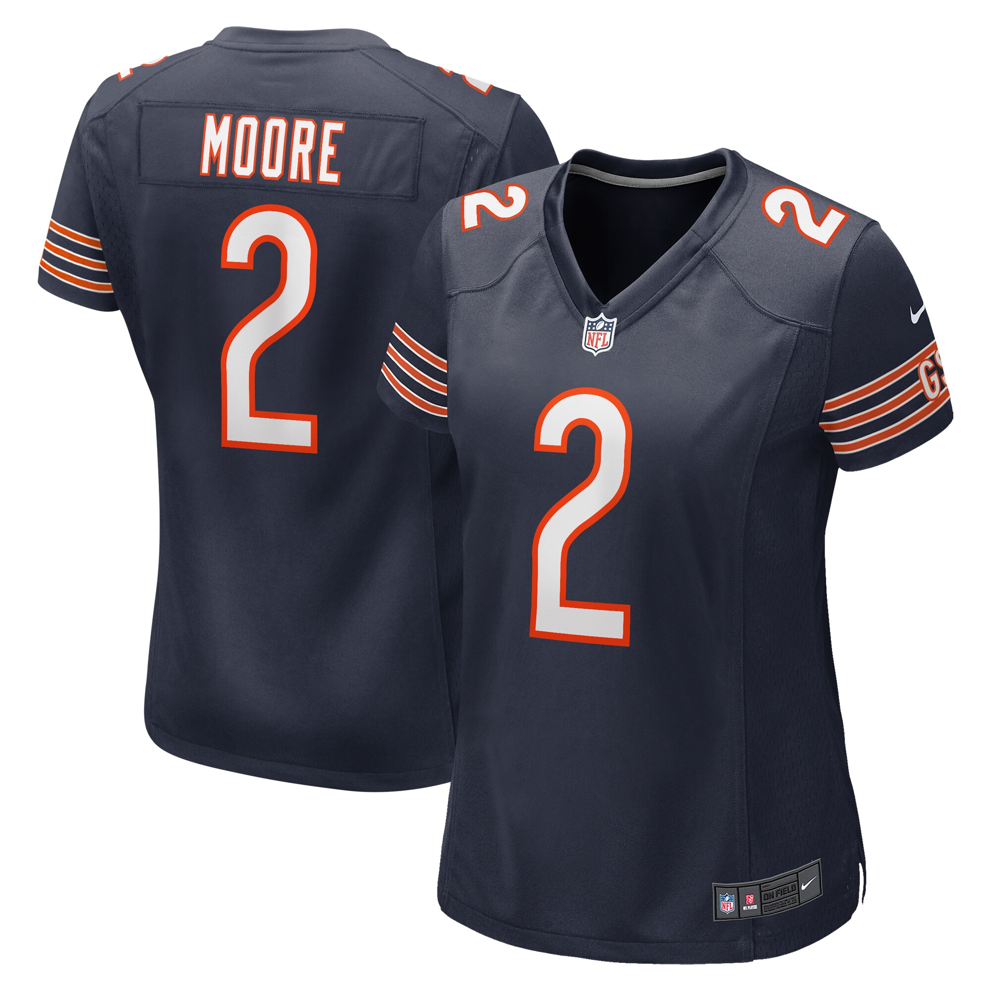 womens nike d.j. moore navy chicago bears player jersey Collection | Bears Jerseys NFL Fan Gear