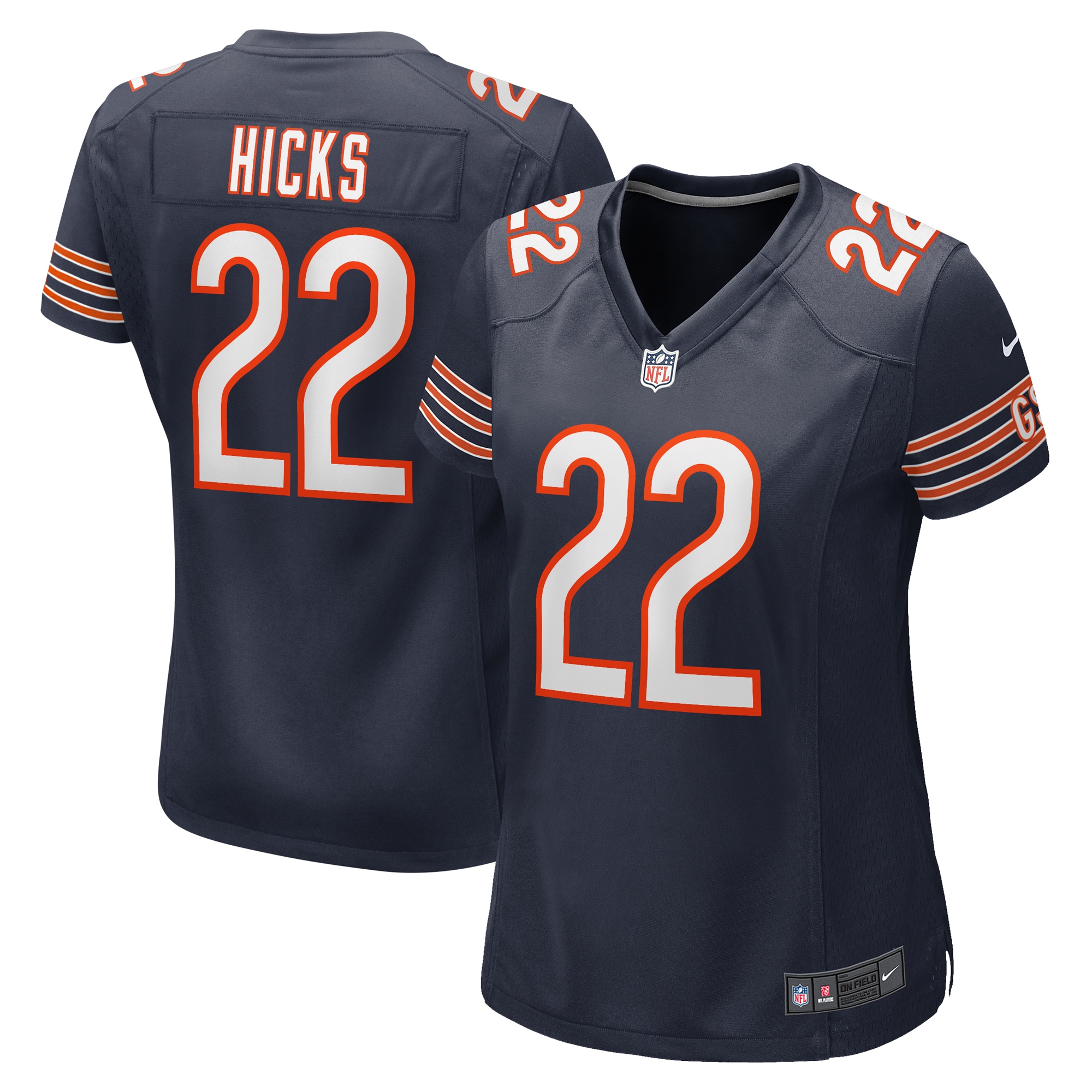 womens nike elijah hicks navy chicago bears team game jersey Collection | Bears Jerseys NFL Fan Gear