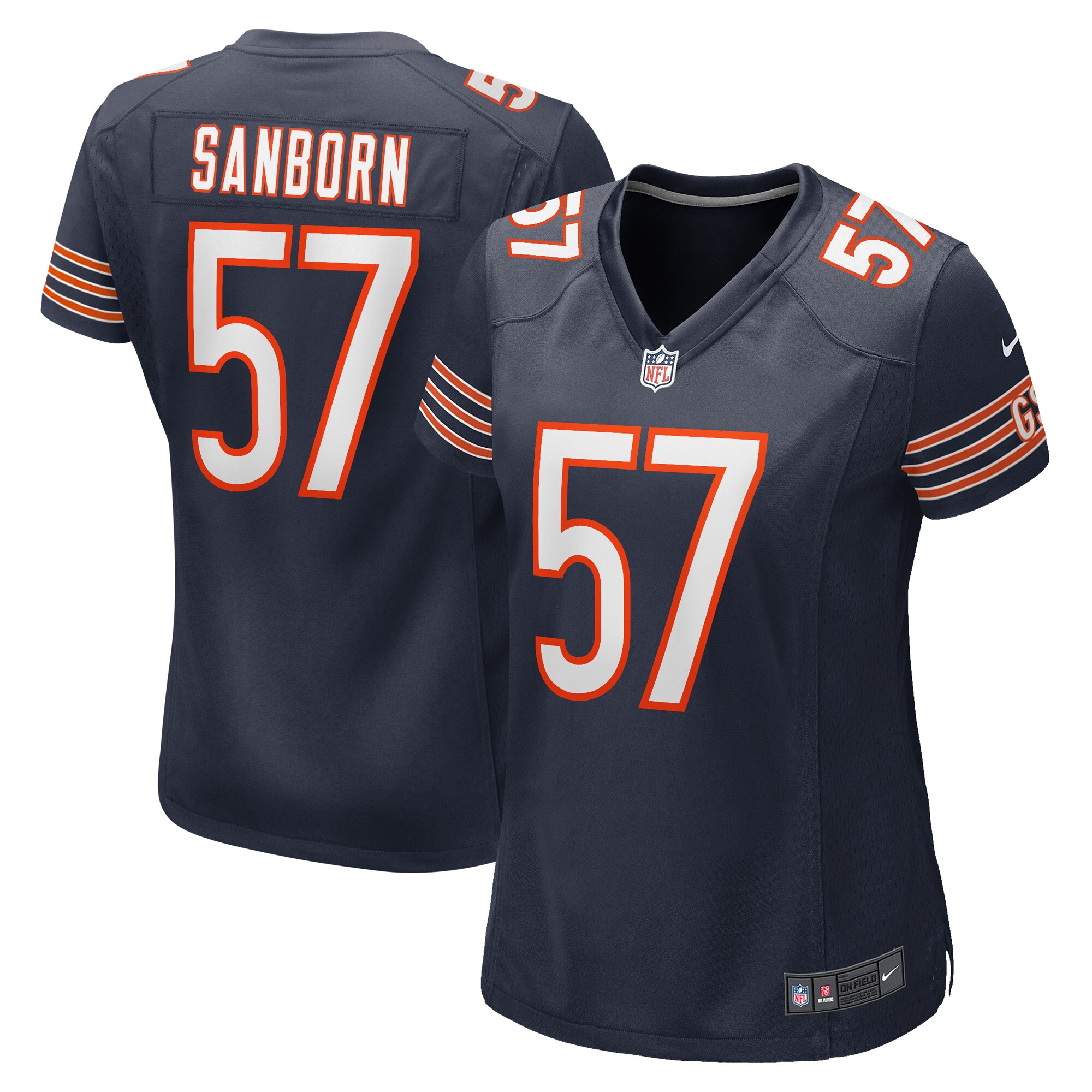 womens nike jack sanborn navy chicago bears game player jersey Collection | Bears Jerseys NFL Fan Gear