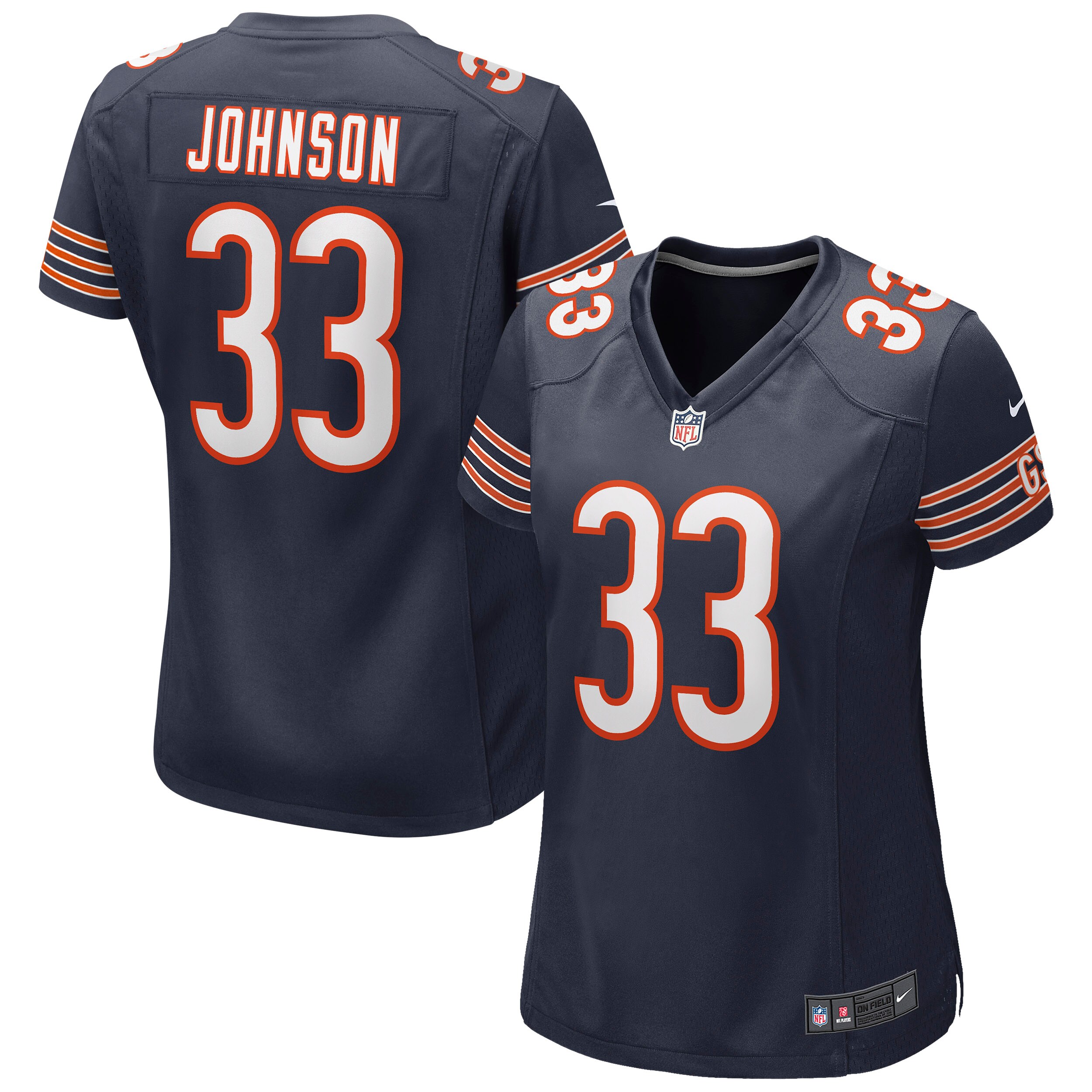 womens nike jaylon johnson navy chicago bears game jersey Collection | Bears Jerseys NFL Fan Gear