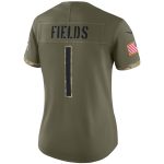 womens nike justin fields olive chicago bears salute to service limited jersey Collection | Bears Jerseys NFL Fan Gear