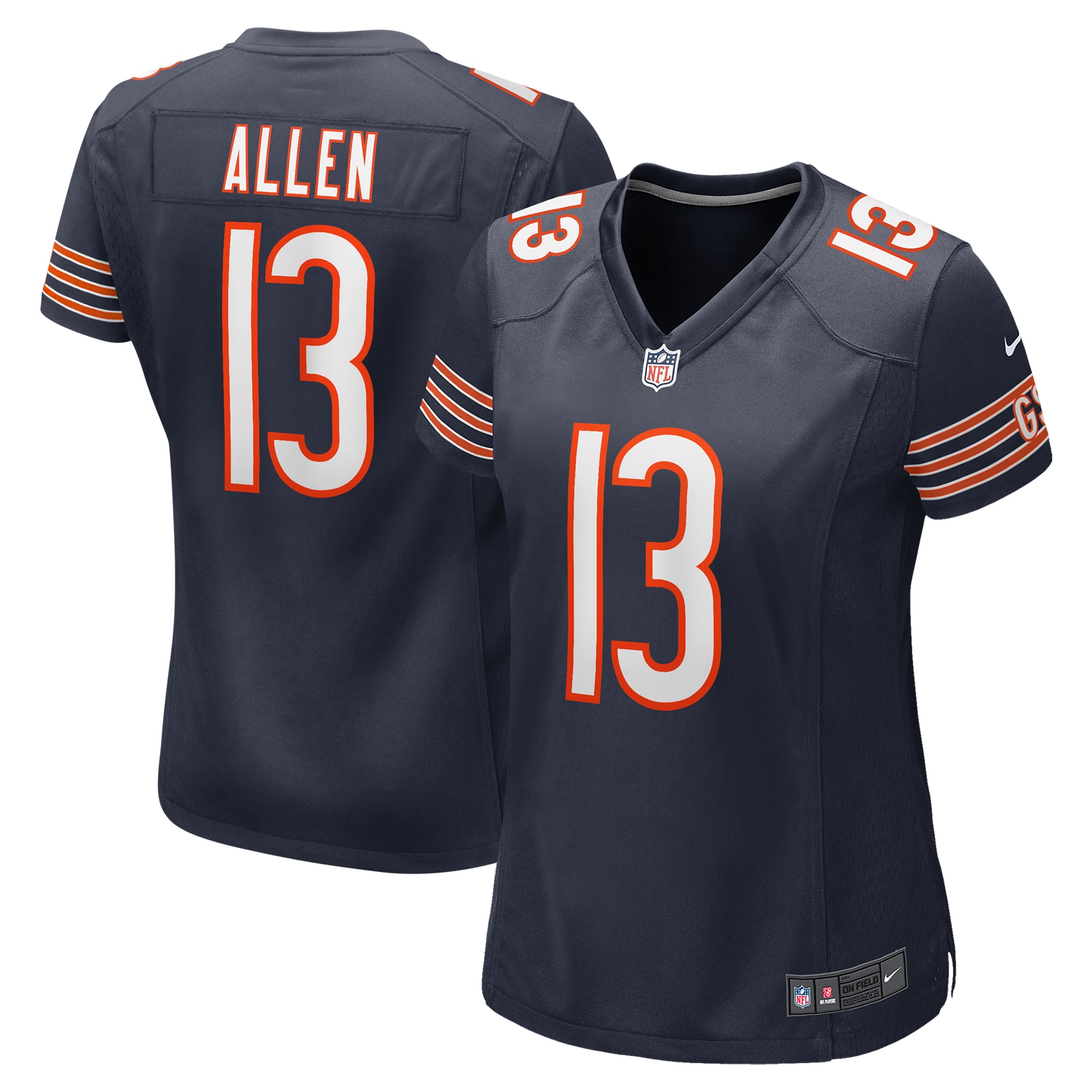 womens nike keenan allen navy chicago bears game jersey Collection | Bears Jerseys NFL Fan Gear