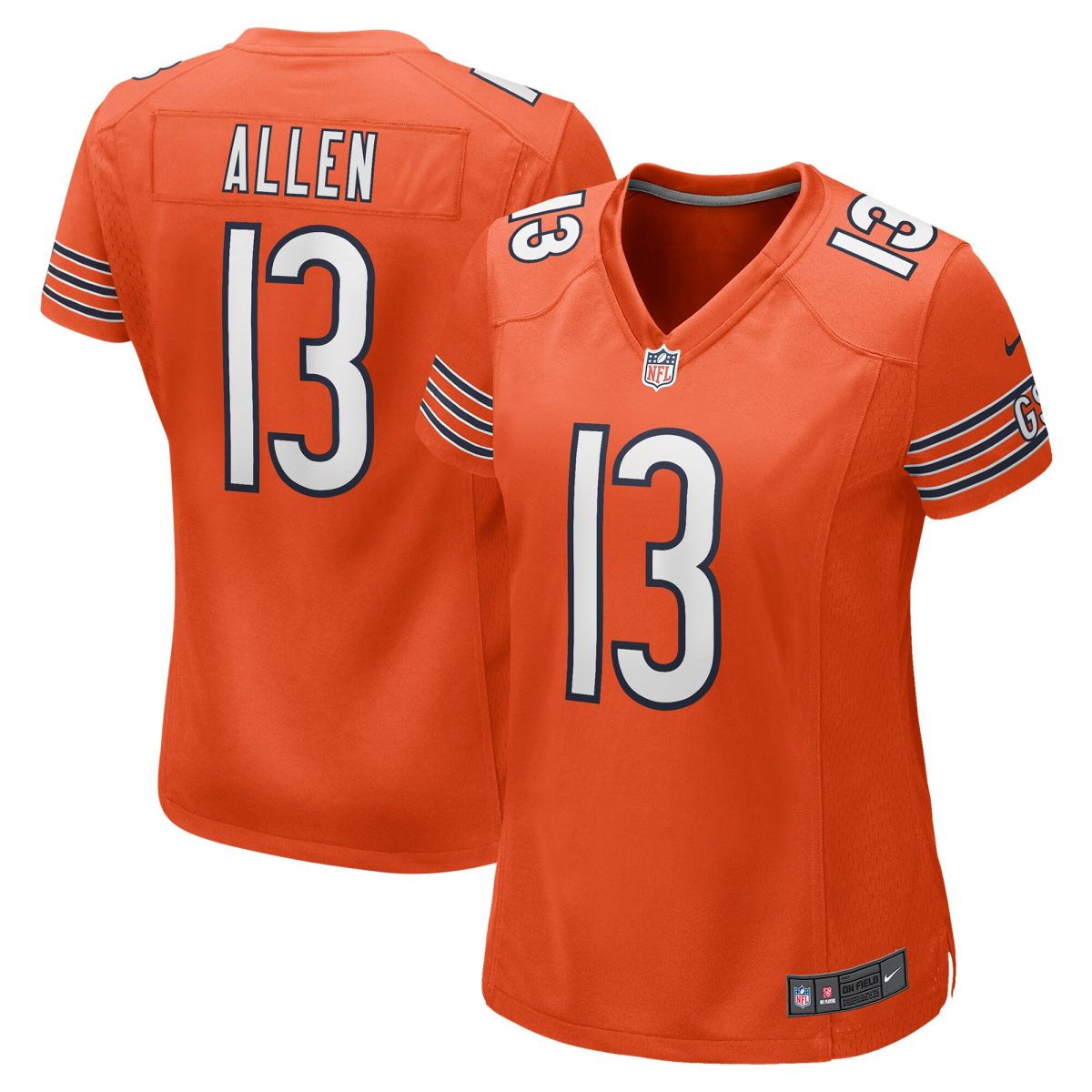 womens nike keenan allen orange chicago bears alternate game jersey Collection | Bears Jerseys NFL Fan Gear