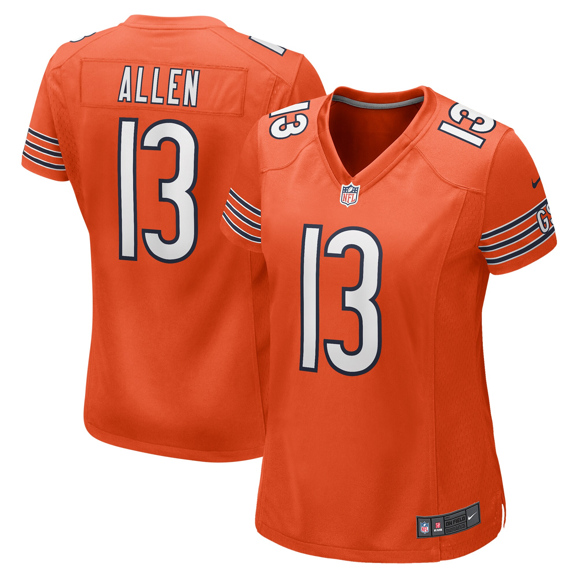 womens nike keenan allen orange chicago bears alternate game jersey Collection | Bears Jerseys NFL Fan Gear