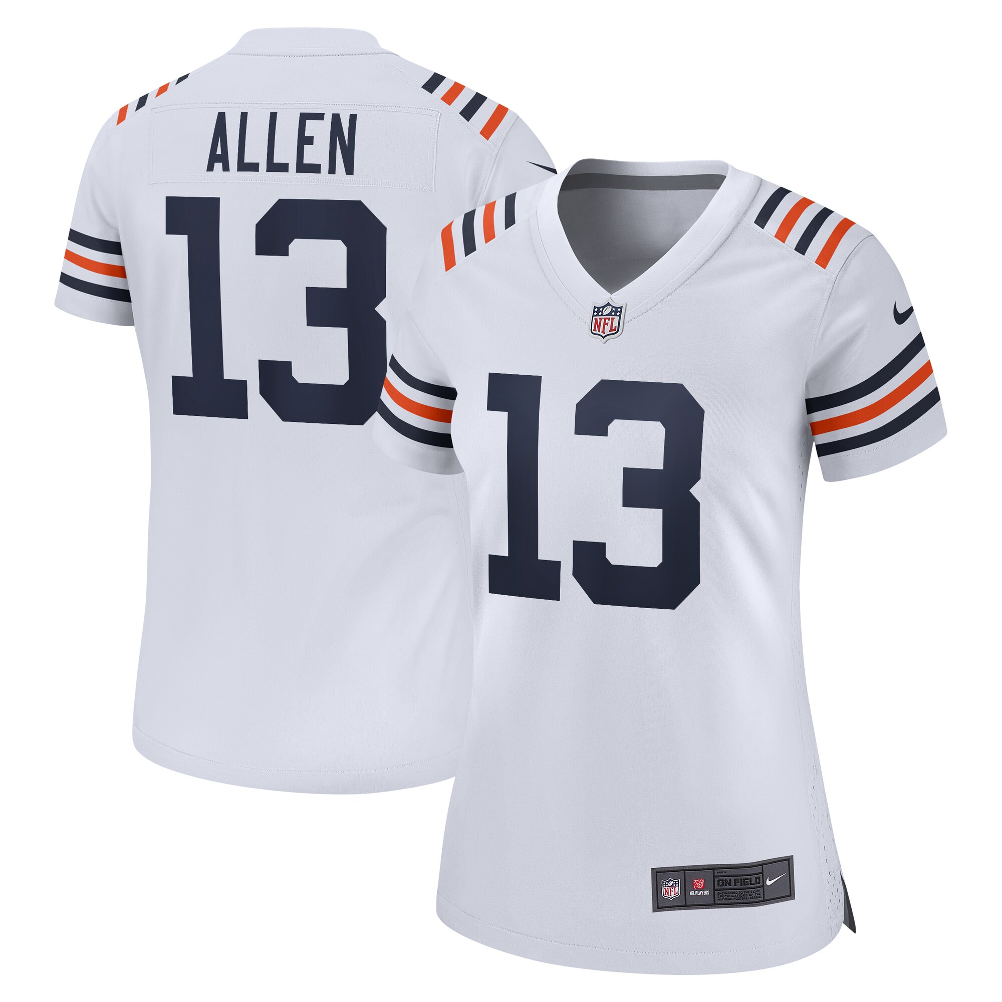 womens nike keenan allen white chicago bears alternate game jersey Collection | Bears Jerseys NFL Fan Gear