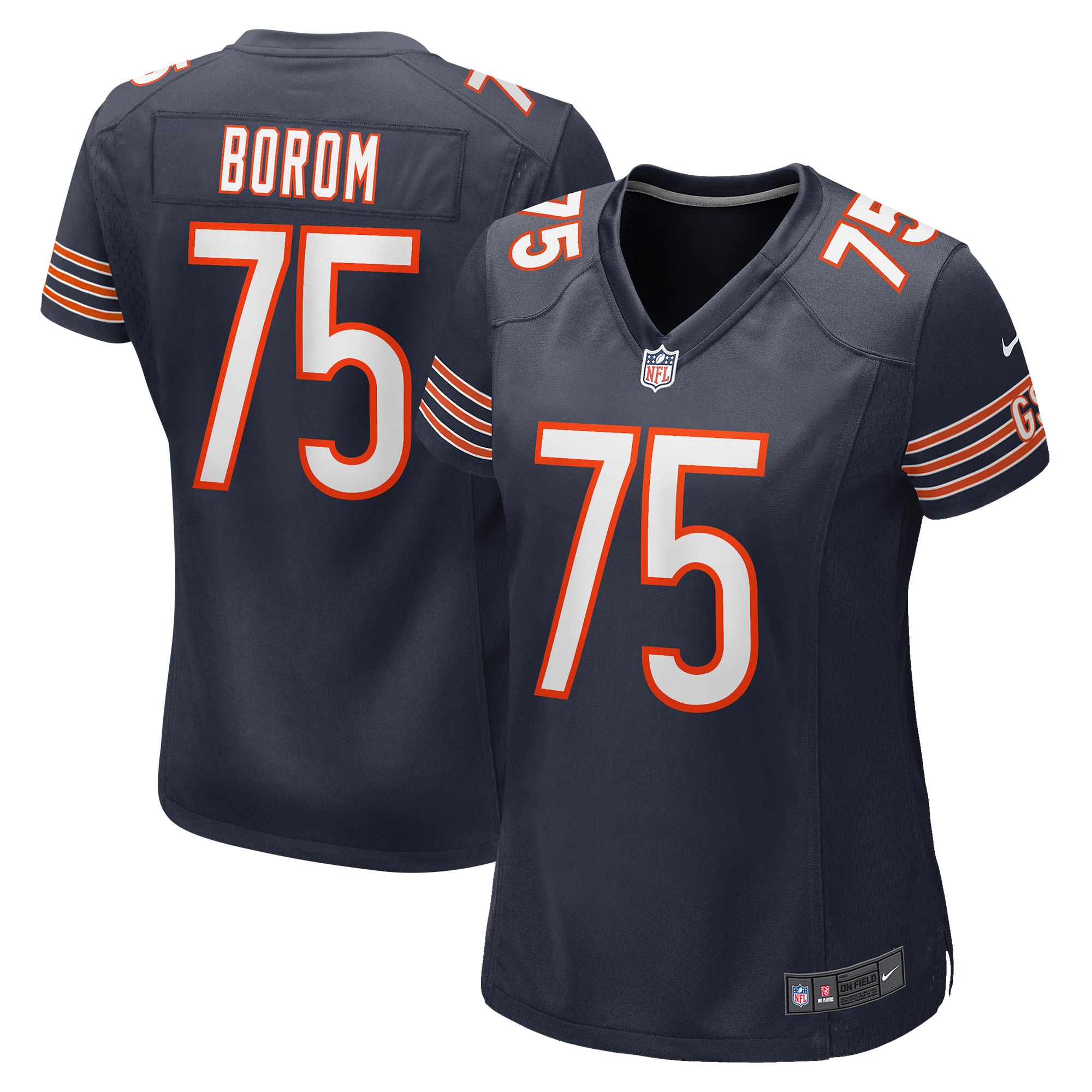 womens nike larry borom navy chicago bears game jersey Collection | Bears Jerseys NFL Fan Gear