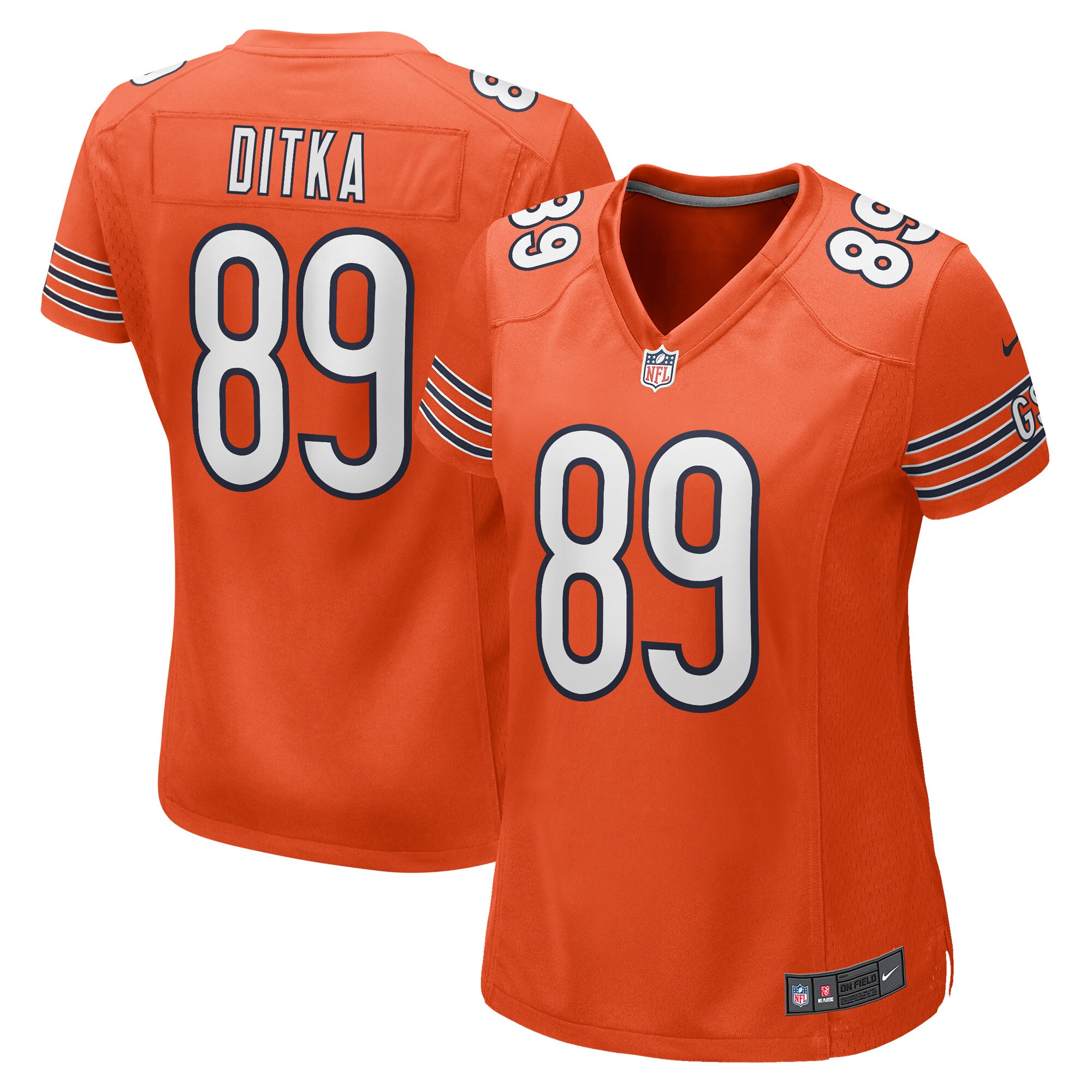 womens nike mike ditka orange chicago bears retired player jersey Collection | Bears Jerseys NFL Fan Gear