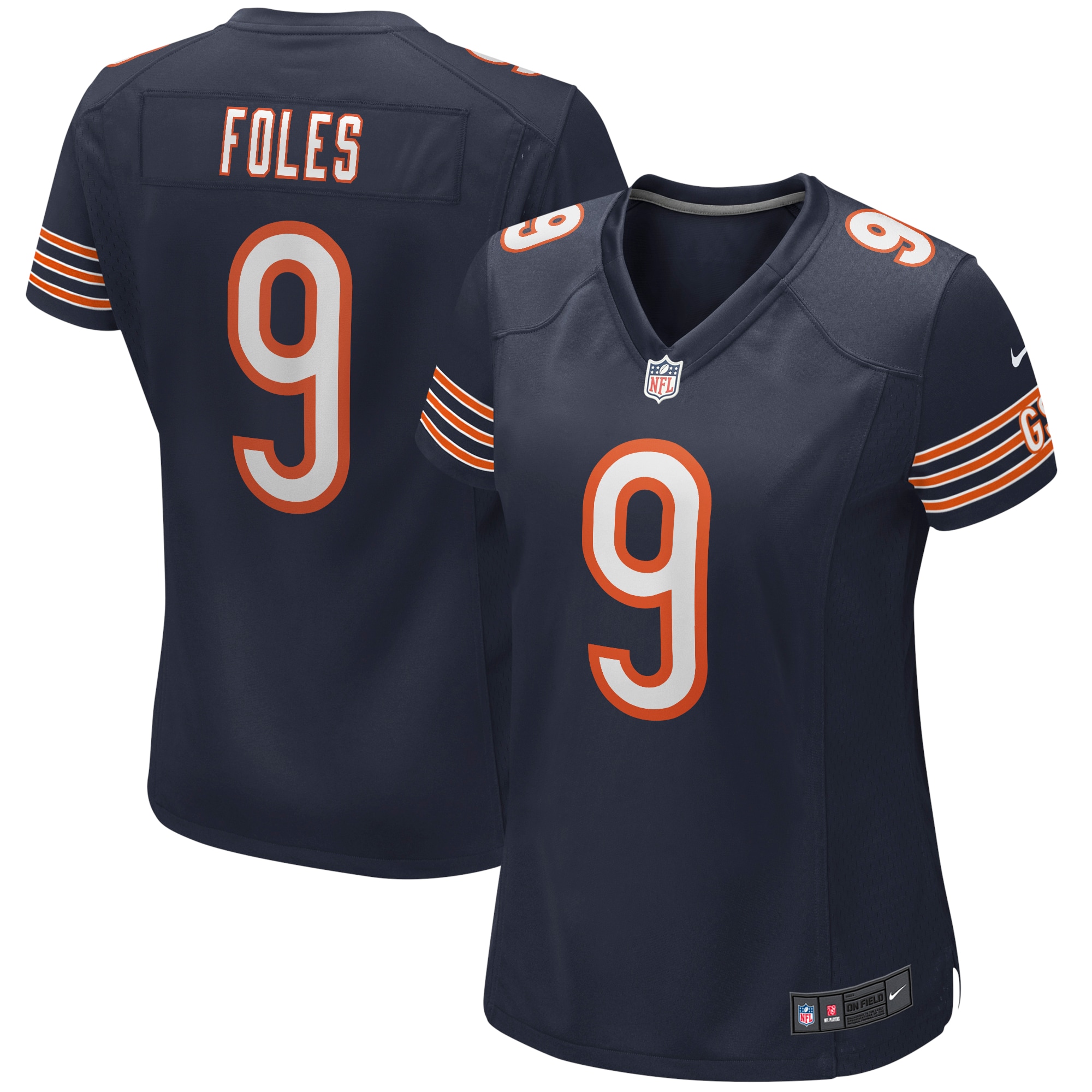 womens nike nick foles navy chicago bears game jersey Collection | Bears Jerseys NFL Fan Gear