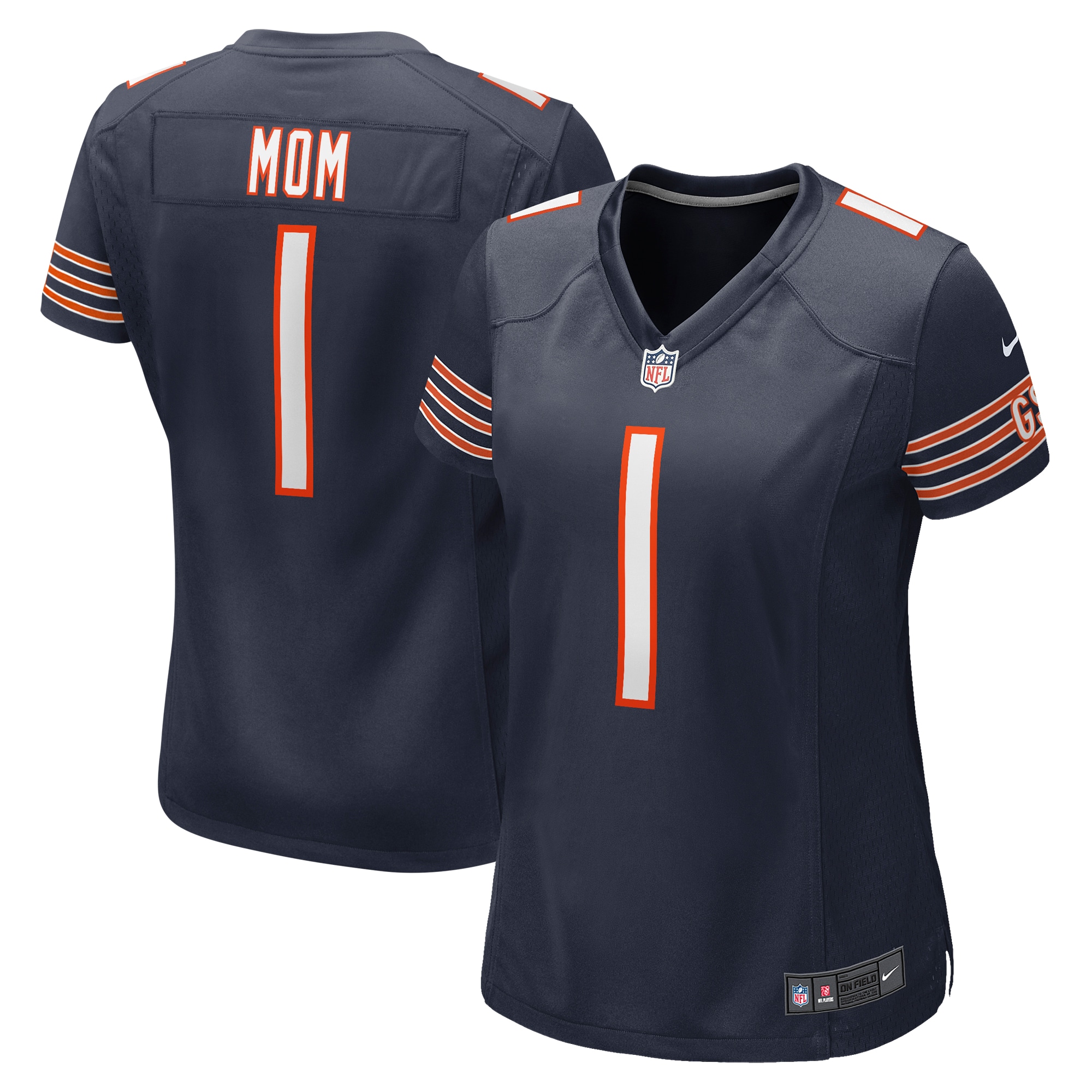 womens nike number 1 mom navy chicago bears game jersey Collection | Bears Jerseys NFL Fan Gear