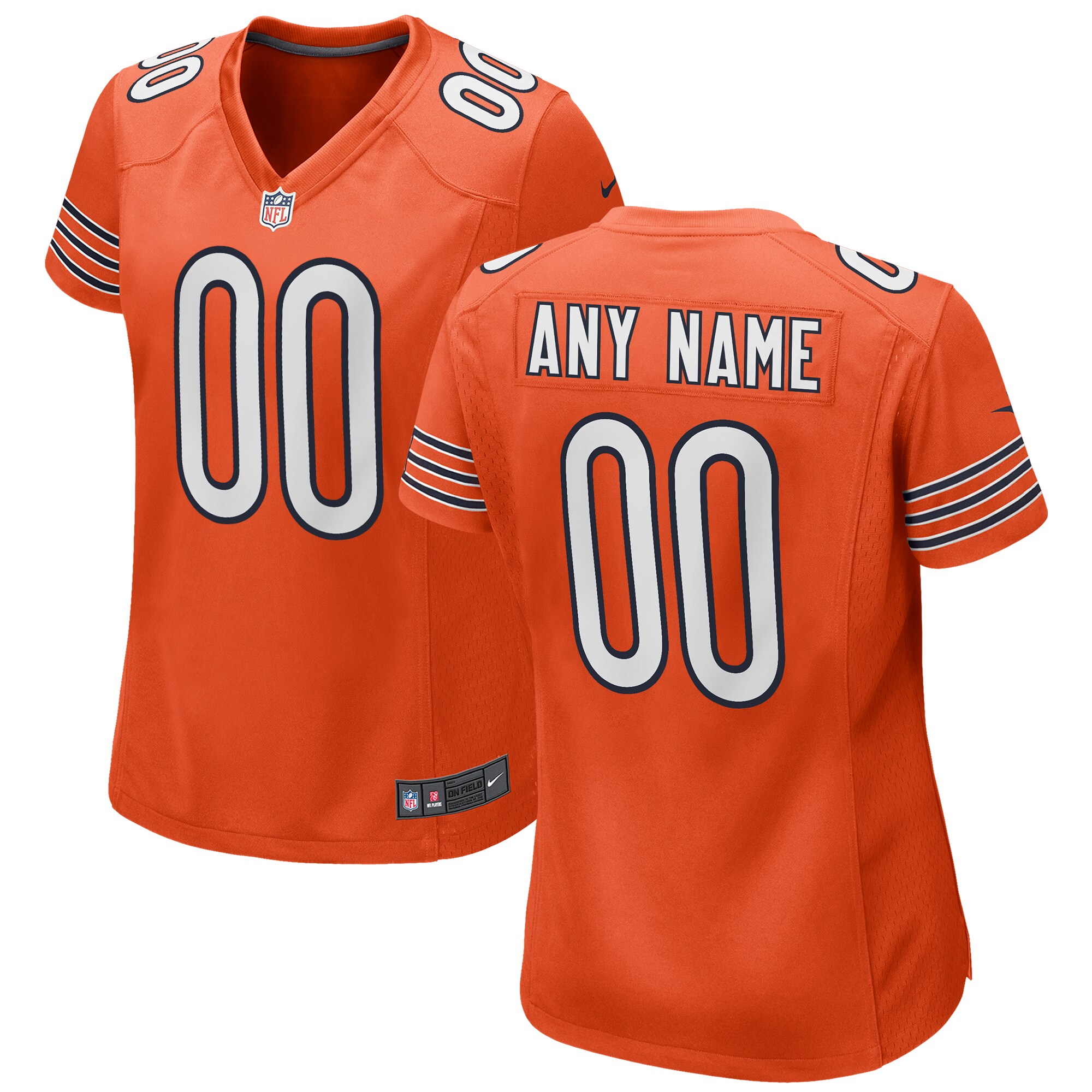 womens nike orange chicago bears alternate custom game jersey Collection | Bears Jerseys NFL Fan Gear