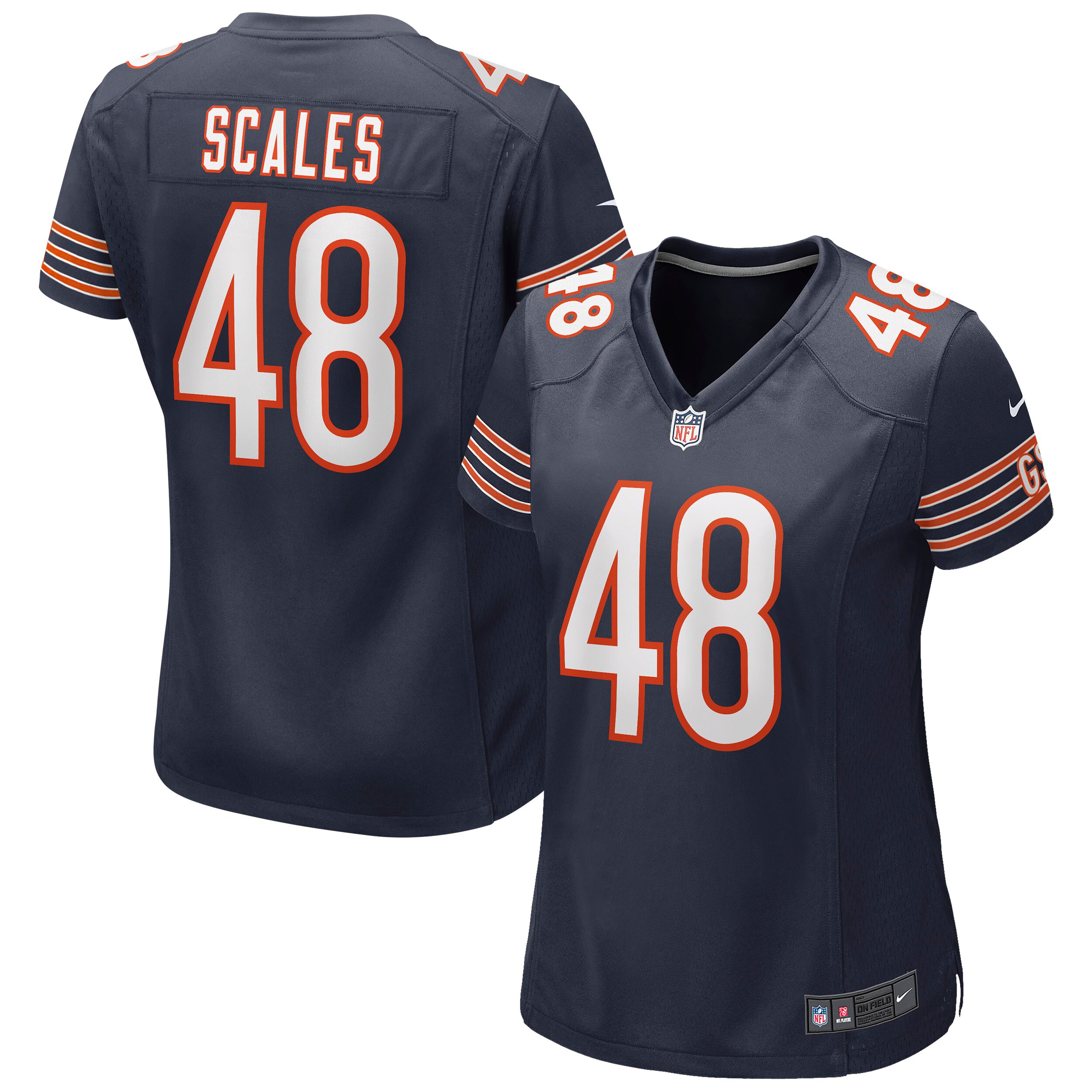 womens nike patrick scales navy chicago bears game jersey Collection | Bears Jerseys NFL Fan Gear