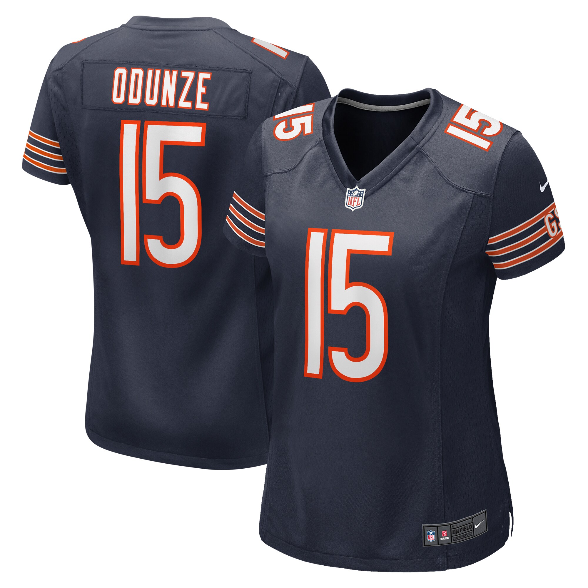 womens nike rome odunze navy chicago bears game jersey Collection | Bears Jerseys NFL Fan Gear