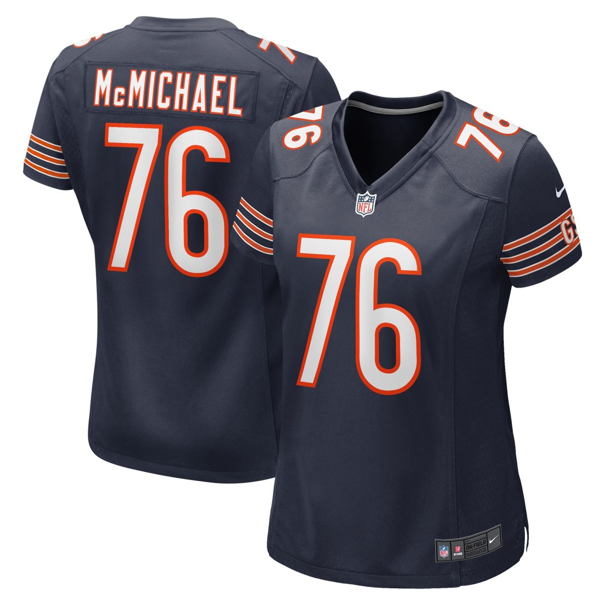 womens nike steve mcmichael navy chicago bears retired player game jersey Collection | Bears Jerseys NFL Fan Gear