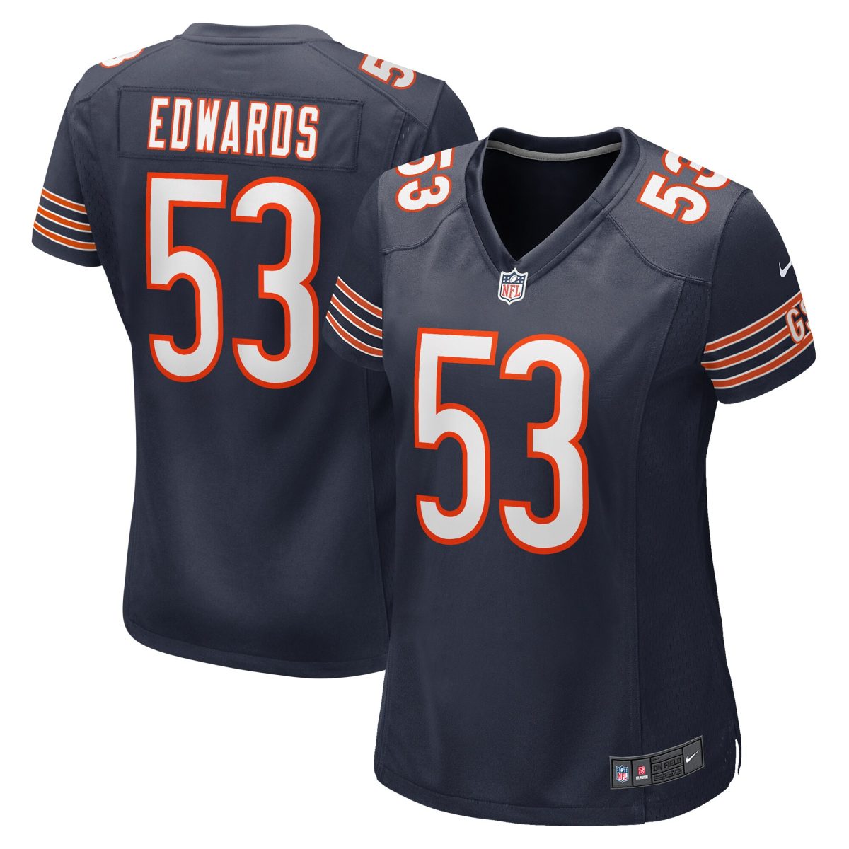 womens nike tj edwards navy chicago bears game player jersey Collection | Bears Jerseys NFL Fan Gear