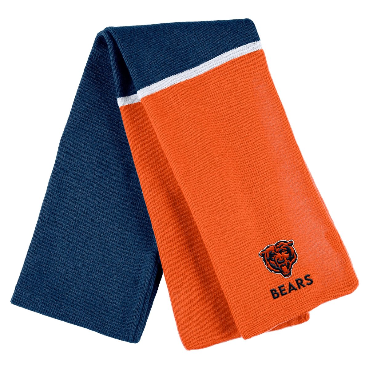 womens wear by erin andrews orange chicago bears colorblock cuffed knit hat with pom and scarf set Collection | Bears Jerseys NFL Fan Gear