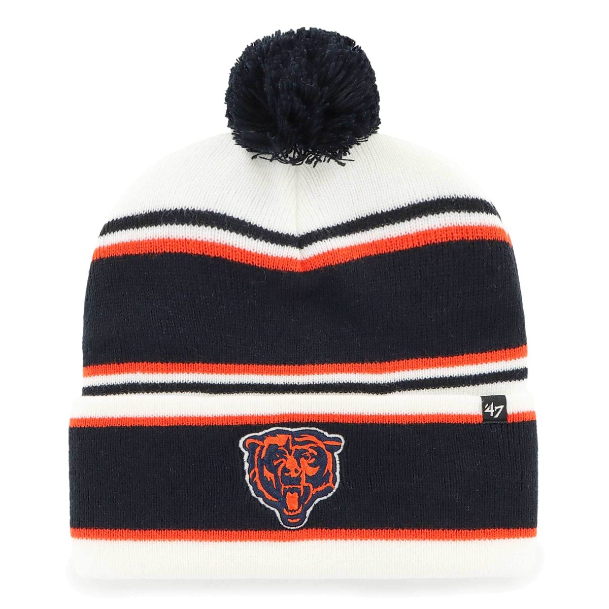 youth 47 white chicago bears stripling cuffed knit hat with pom Collection | Bears Jerseys NFL Fan Gear