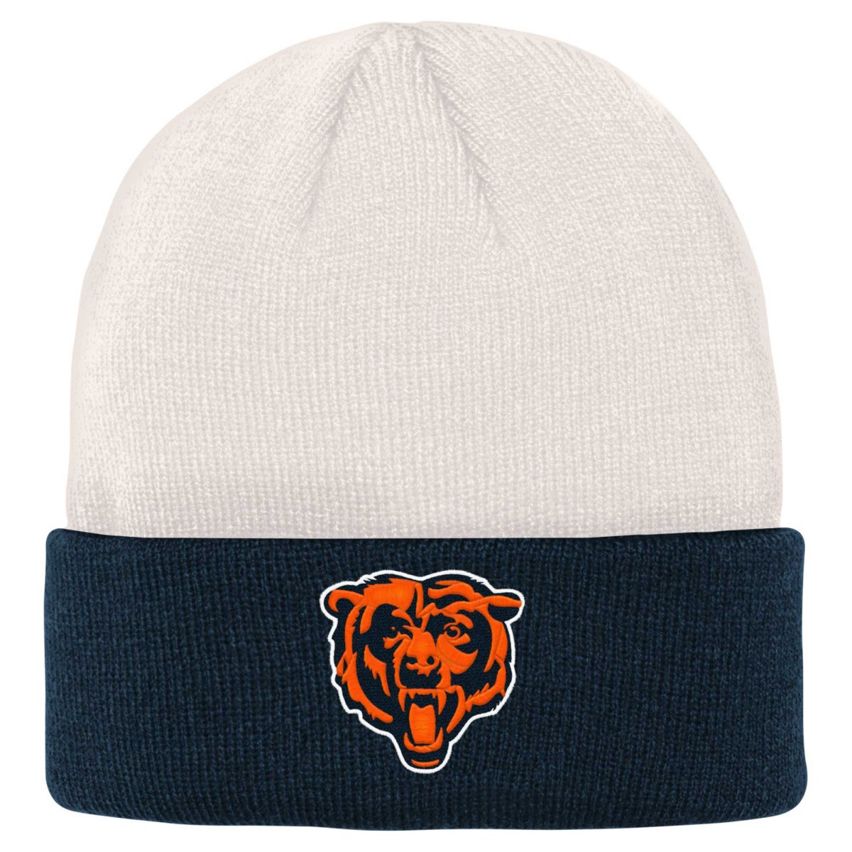 youth creamnavy chicago bears bone cuffed knit hat Collection | Bears Jerseys NFL Fan Gear