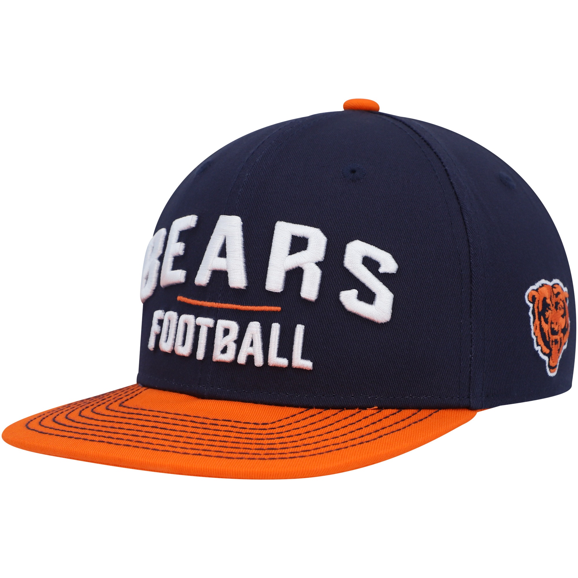 youth navyorange chicago bears lock up snapback hat Collection | Bears Jerseys NFL Fan Gear